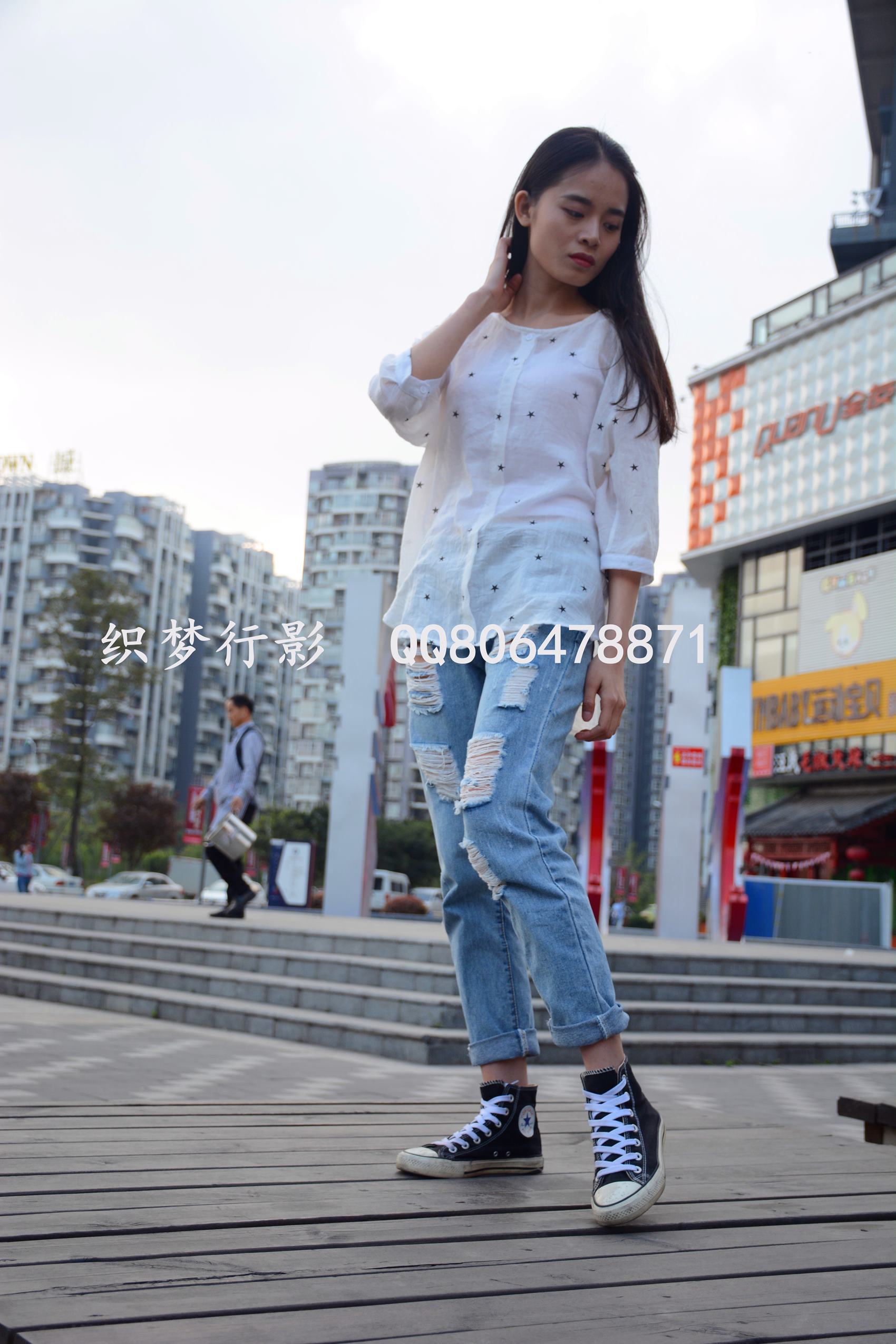 图片[49]-织梦行影@NO.015-第十五期 黑色高帮帆布鞋黄船袜（船袜）[227P] – 速更版-美库