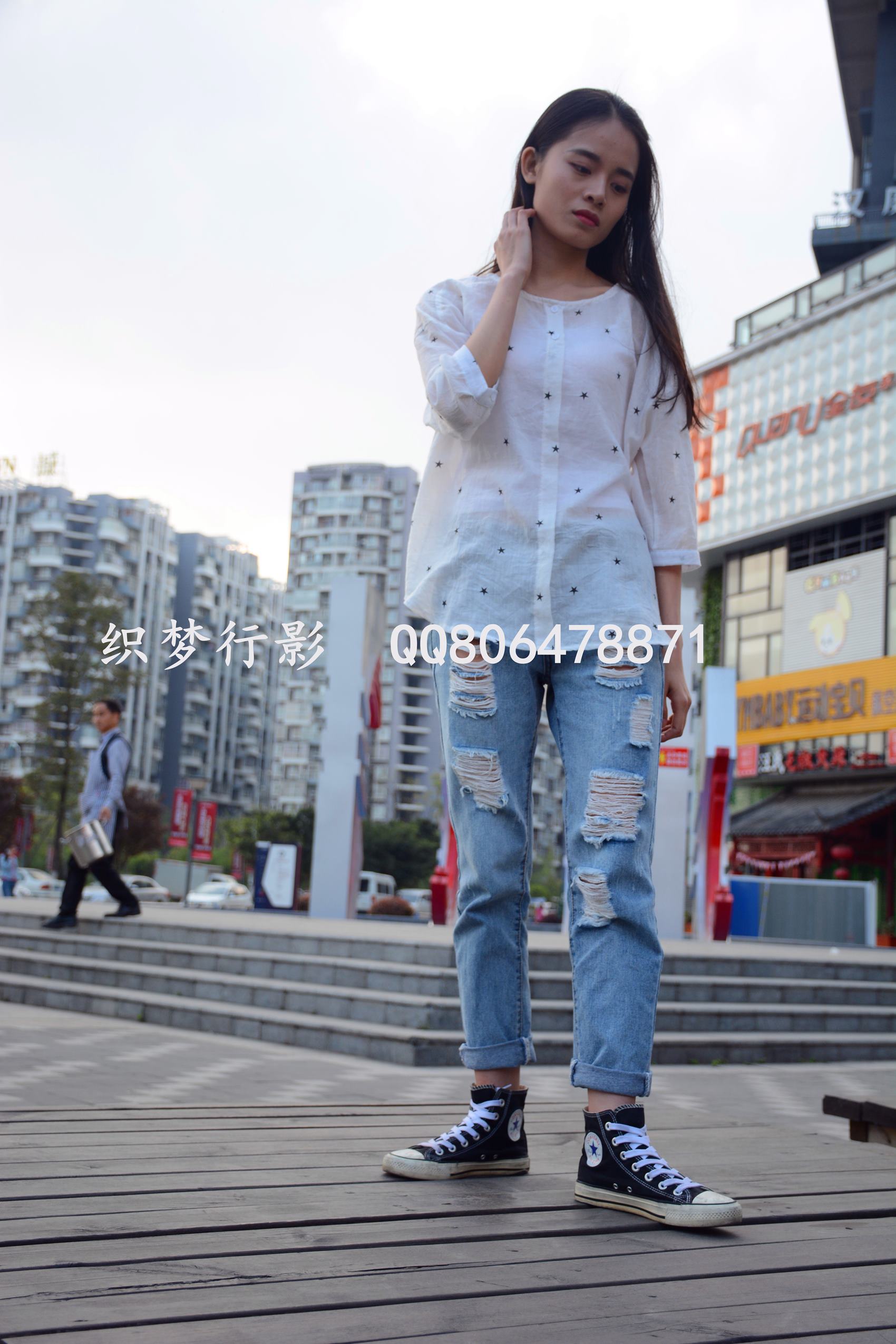 图片[50]-织梦行影@NO.015-第十五期 黑色高帮帆布鞋黄船袜（船袜）[227P] – 速更版-美库