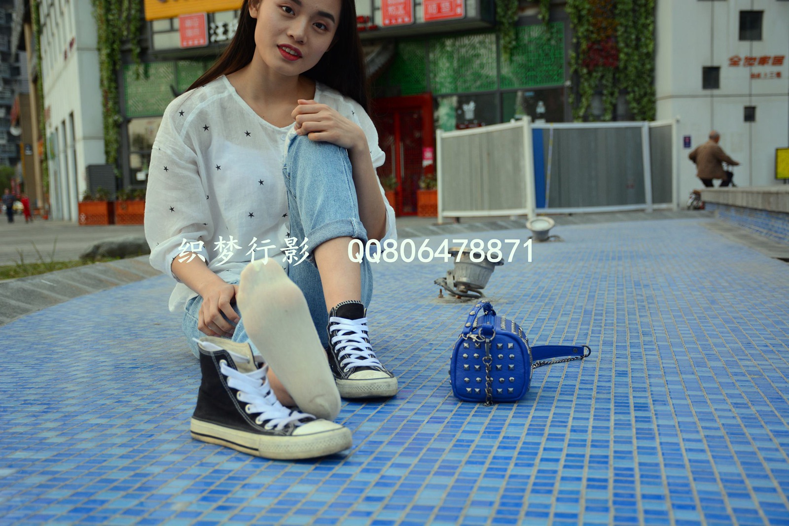 图片[88]-织梦行影@NO.015-第十五期 黑色高帮帆布鞋黄船袜（船袜）[227P] – 速更版-美库