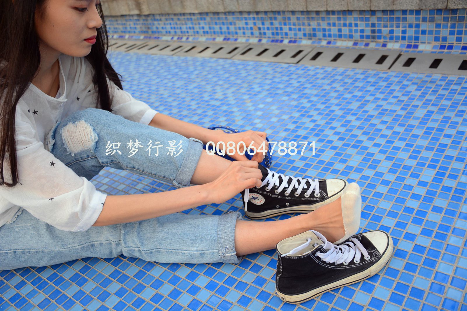 图片[94]-织梦行影@NO.015-第十五期 黑色高帮帆布鞋黄船袜（船袜）[227P] – 速更版-美库