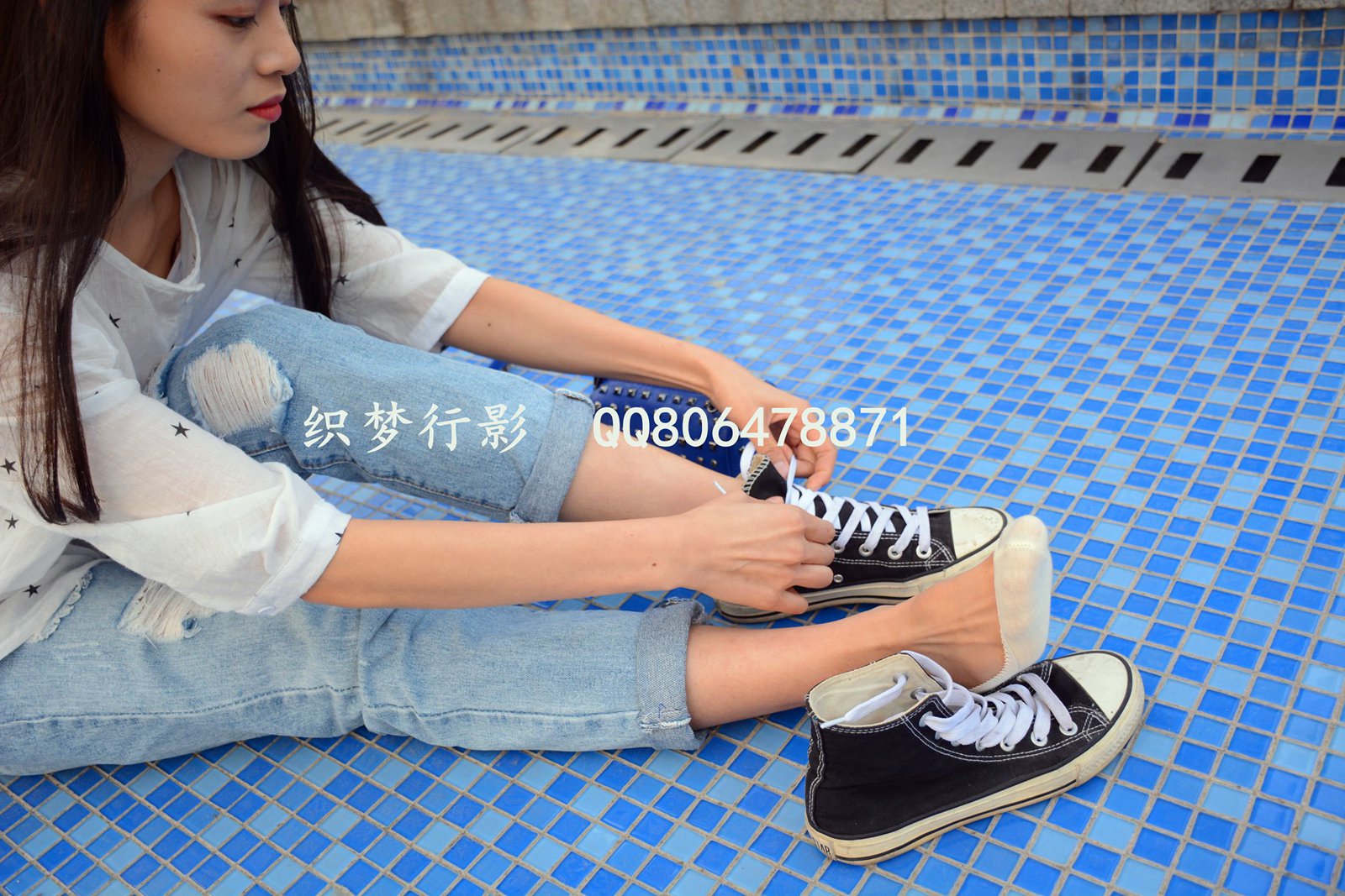 图片[95]-织梦行影@NO.015-第十五期 黑色高帮帆布鞋黄船袜（船袜）[227P] – 速更版-美库