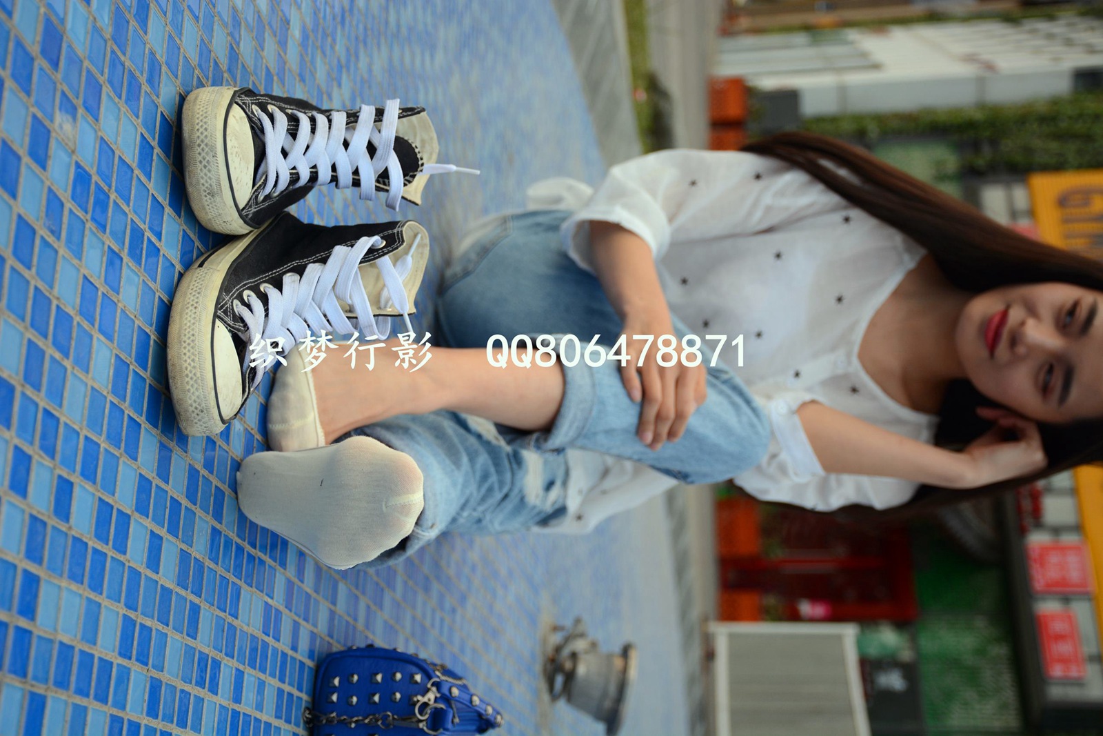 图片[110]-织梦行影@NO.015-第十五期 黑色高帮帆布鞋黄船袜（船袜）[227P] – 速更版-美库