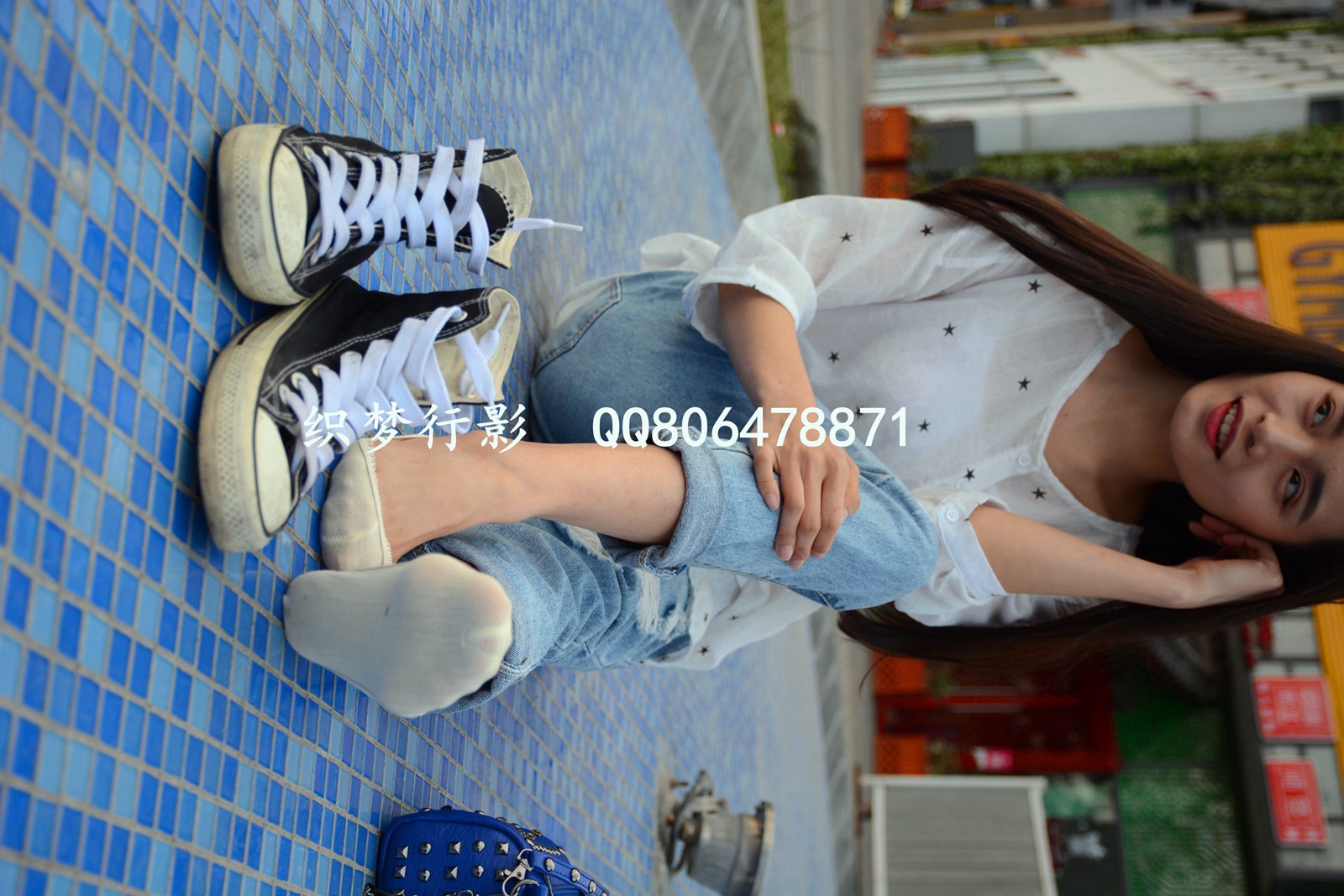 图片[111]-织梦行影@NO.015-第十五期 黑色高帮帆布鞋黄船袜（船袜）[227P] – 速更版-美库