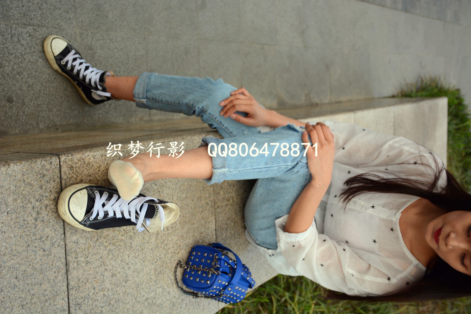 图片[124]-织梦行影@NO.015-第十五期 黑色高帮帆布鞋黄船袜（船袜）[227P] – 速更版-美库