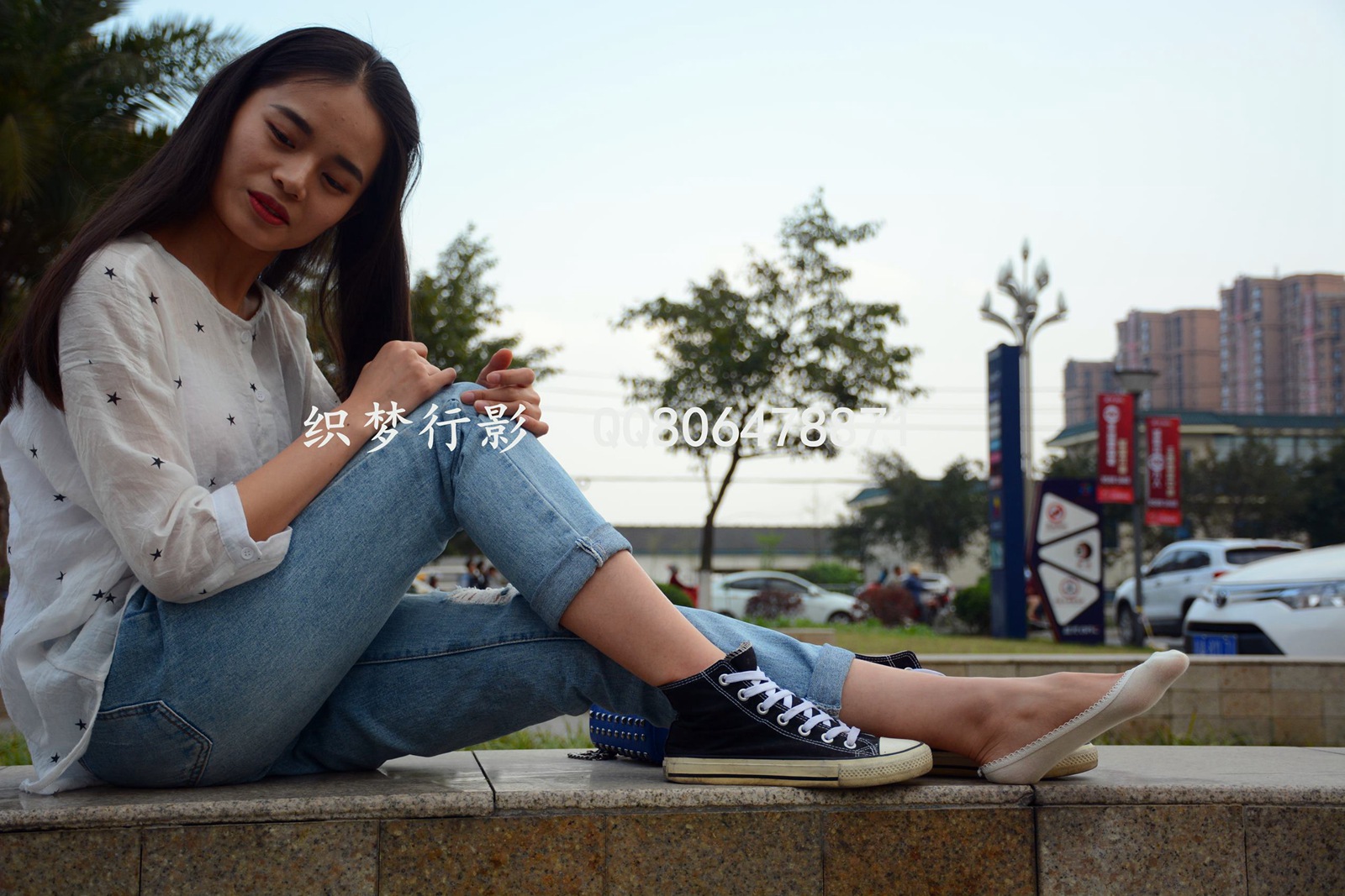 图片[127]-织梦行影@NO.015-第十五期 黑色高帮帆布鞋黄船袜（船袜）[227P] – 速更版-美库