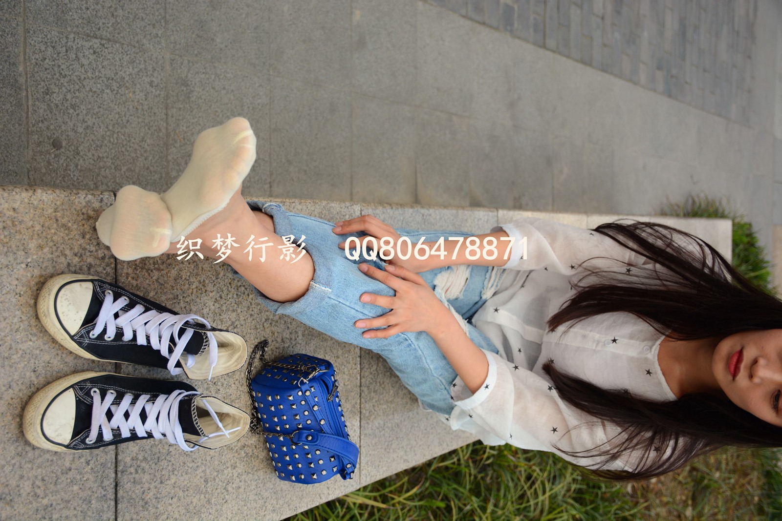 图片[134]-织梦行影@NO.015-第十五期 黑色高帮帆布鞋黄船袜（船袜）[227P] – 速更版-美库