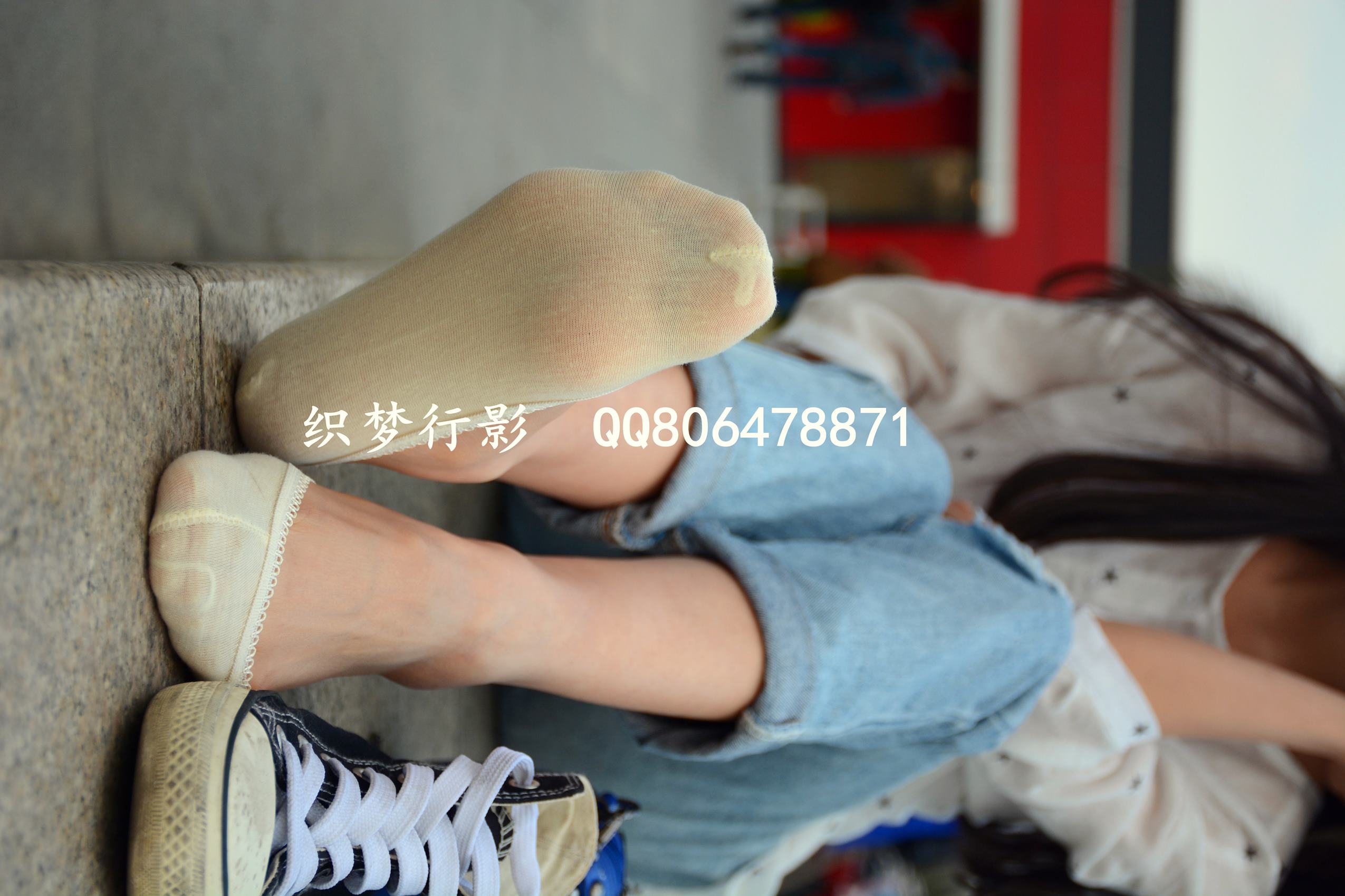 图片[137]-织梦行影@NO.015-第十五期 黑色高帮帆布鞋黄船袜（船袜）[227P] – 速更版-美库