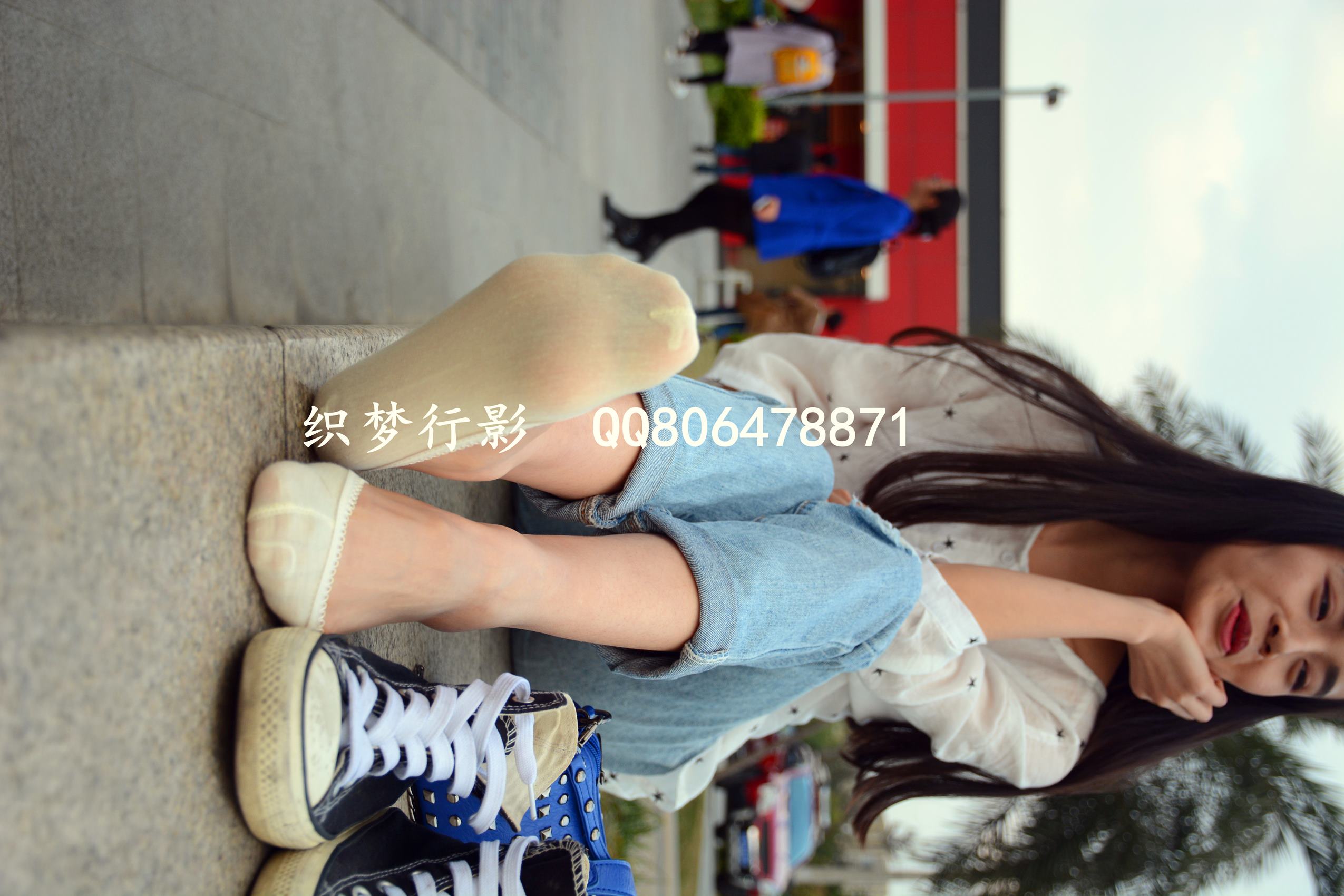 图片[138]-织梦行影@NO.015-第十五期 黑色高帮帆布鞋黄船袜（船袜）[227P] – 速更版-美库