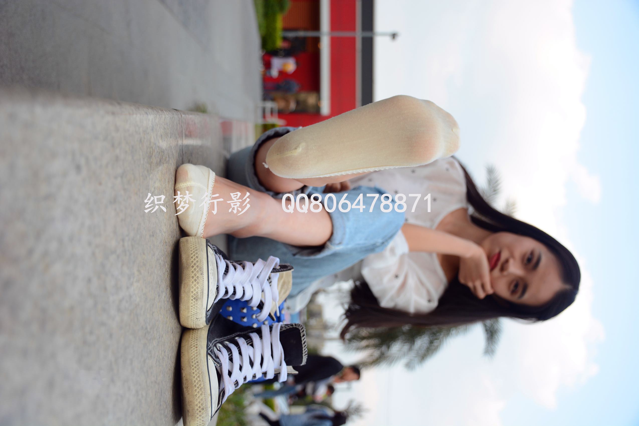 图片[141]-织梦行影@NO.015-第十五期 黑色高帮帆布鞋黄船袜（船袜）[227P] – 速更版-美库