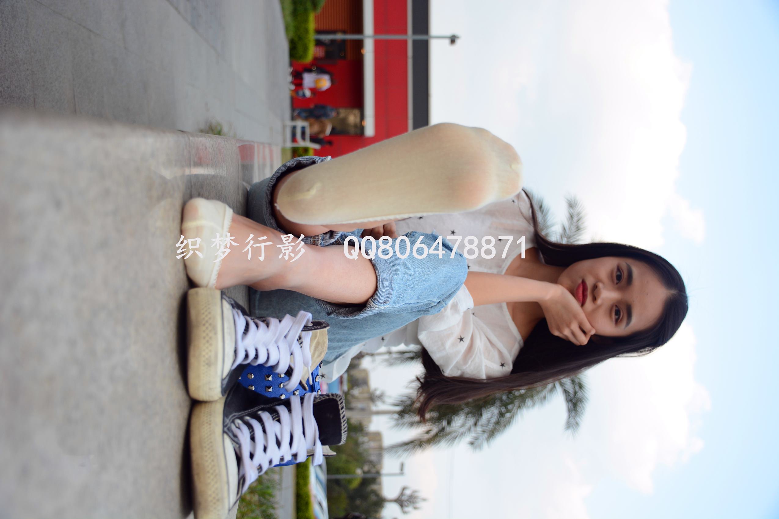 图片[142]-织梦行影@NO.015-第十五期 黑色高帮帆布鞋黄船袜（船袜）[227P] – 速更版-美库