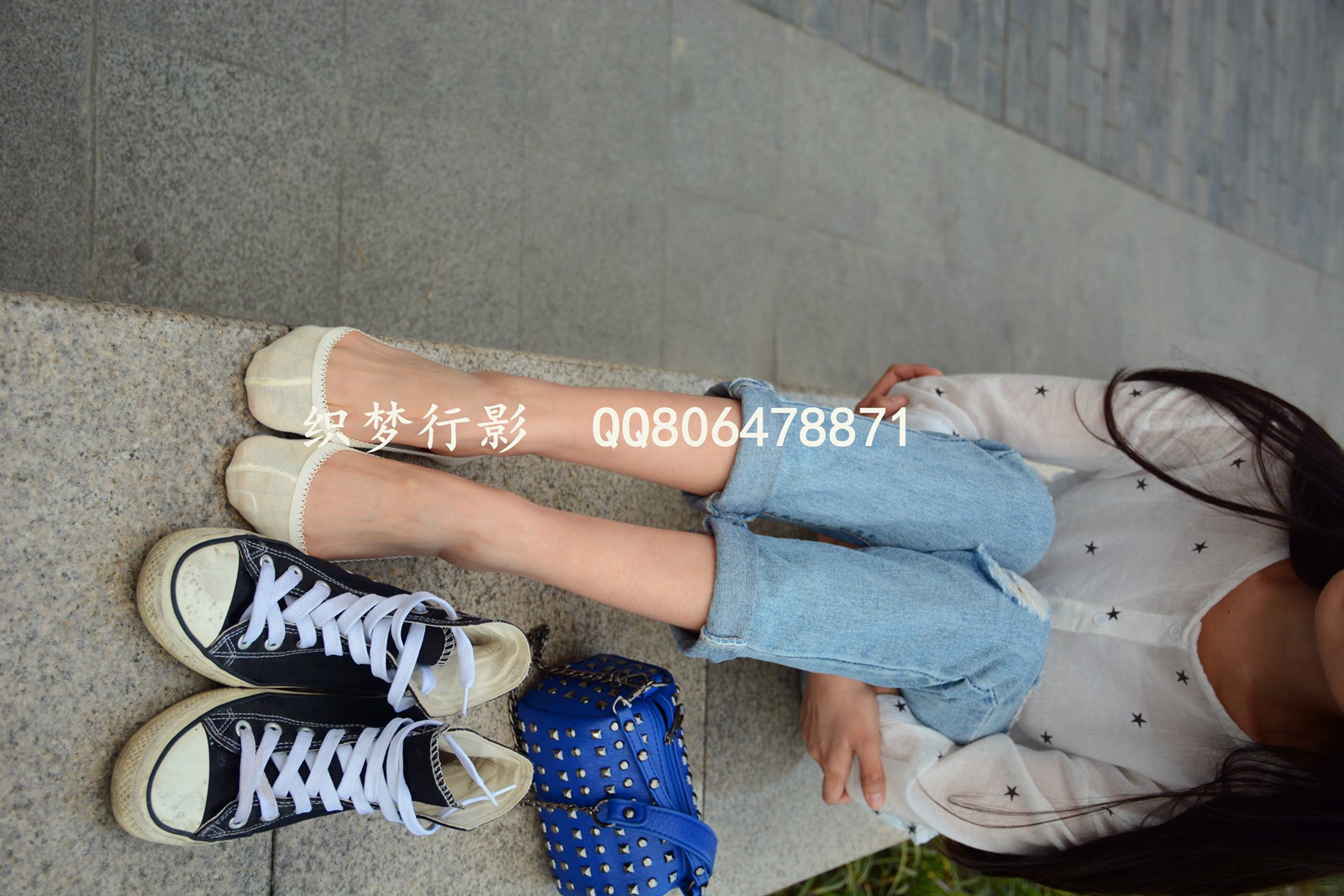 图片[145]-织梦行影@NO.015-第十五期 黑色高帮帆布鞋黄船袜（船袜）[227P] – 速更版-美库