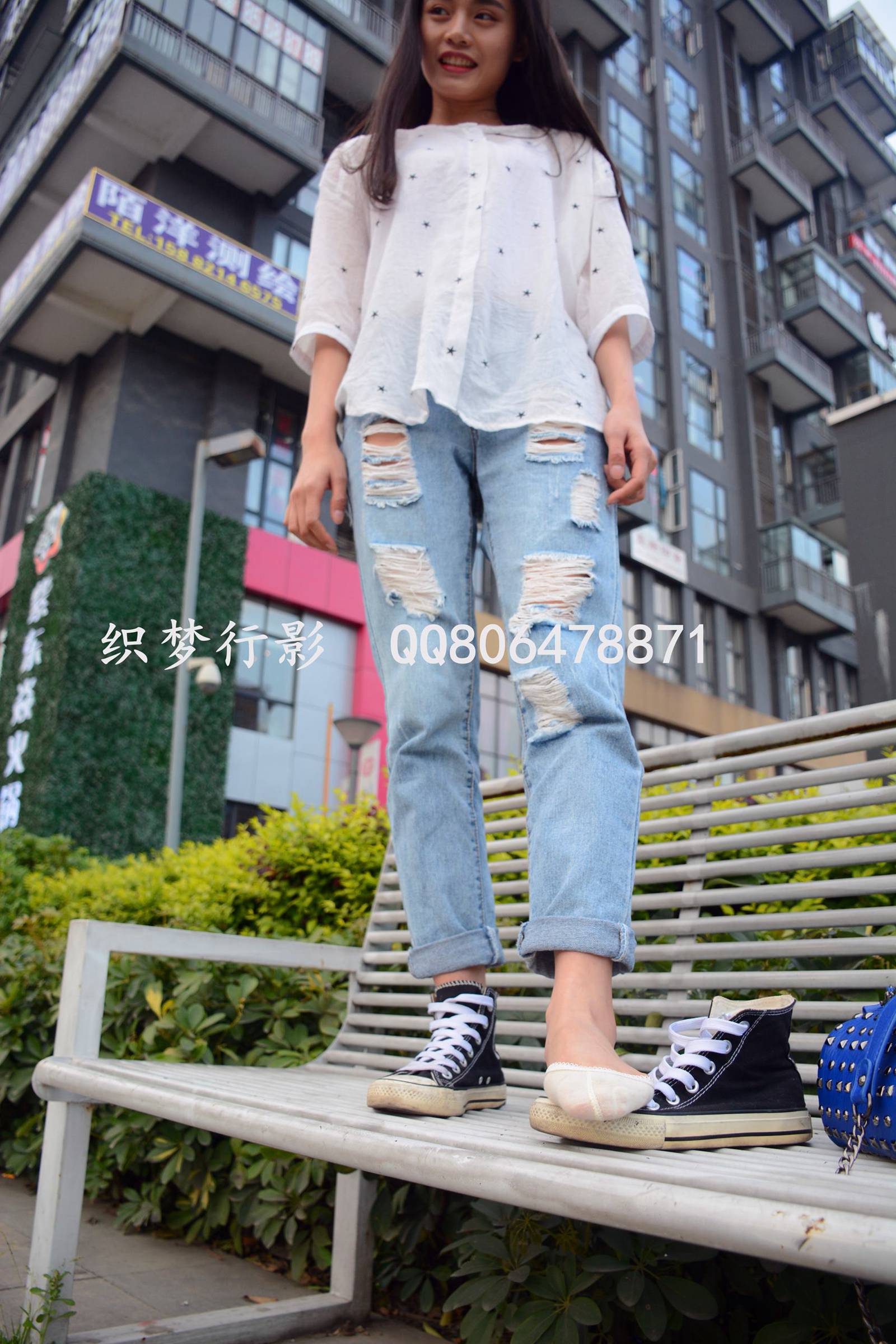 图片[180]-织梦行影@NO.015-第十五期 黑色高帮帆布鞋黄船袜（船袜）[227P] – 速更版-美库