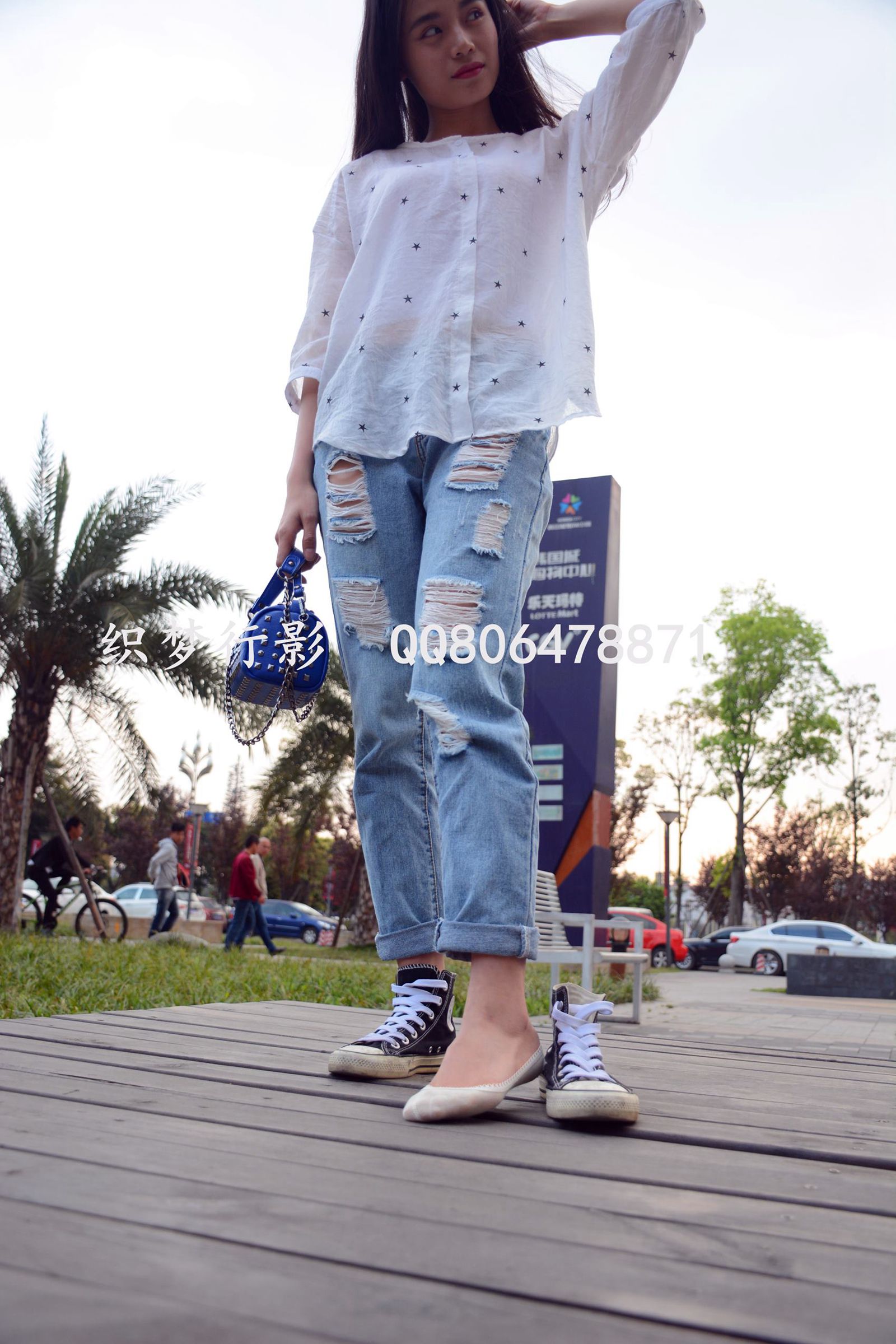 图片[190]-织梦行影@NO.015-第十五期 黑色高帮帆布鞋黄船袜（船袜）[227P] – 速更版-美库