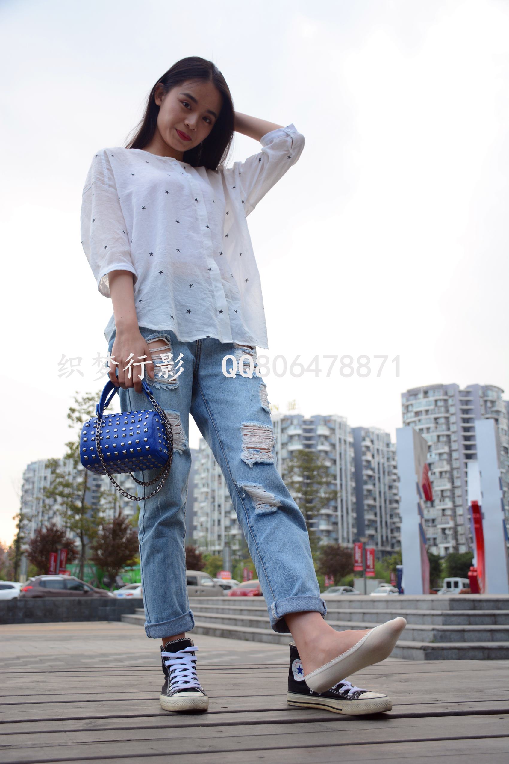 图片[196]-织梦行影@NO.015-第十五期 黑色高帮帆布鞋黄船袜（船袜）[227P] – 速更版-美库