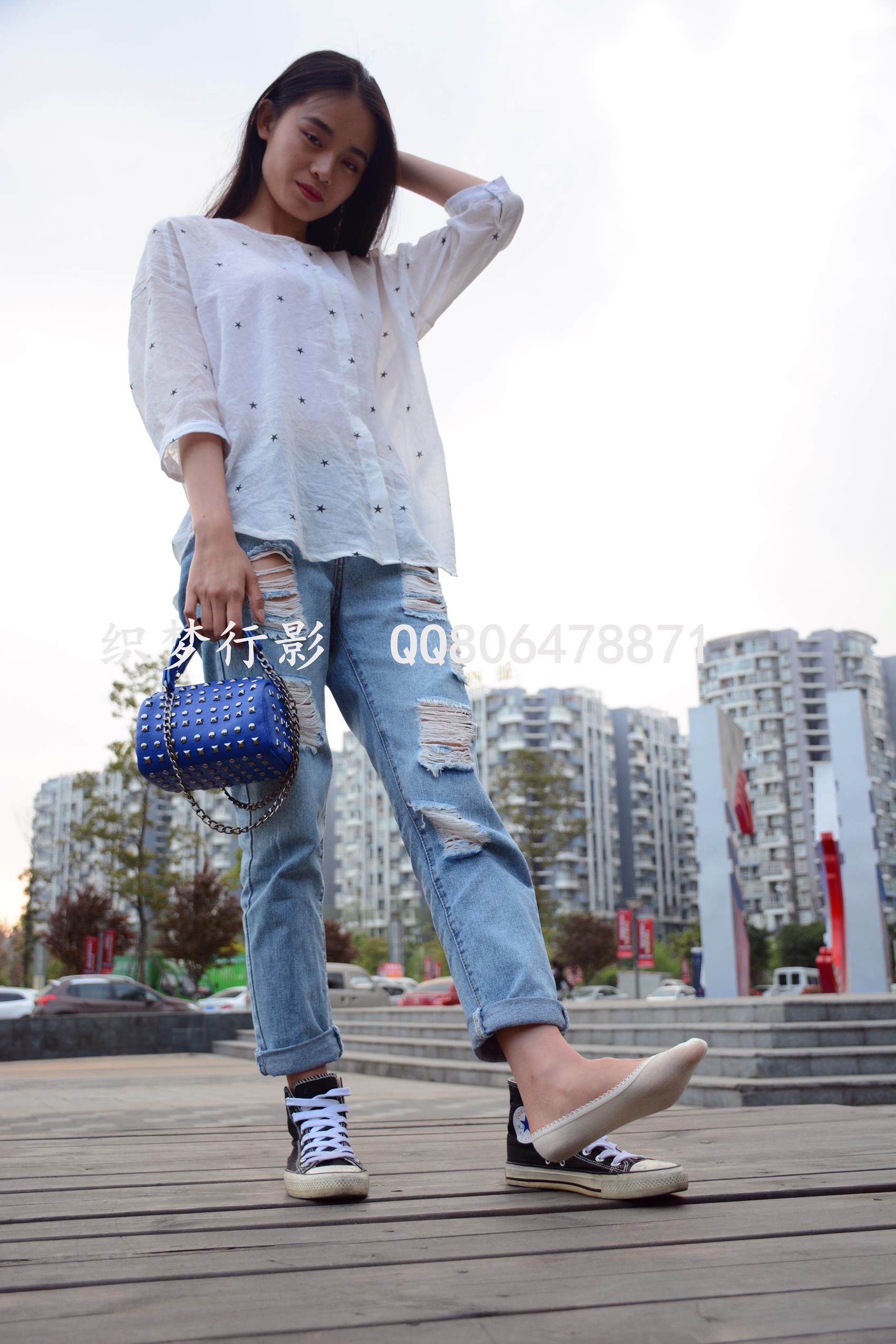 图片[197]-织梦行影@NO.015-第十五期 黑色高帮帆布鞋黄船袜（船袜）[227P] – 速更版-美库