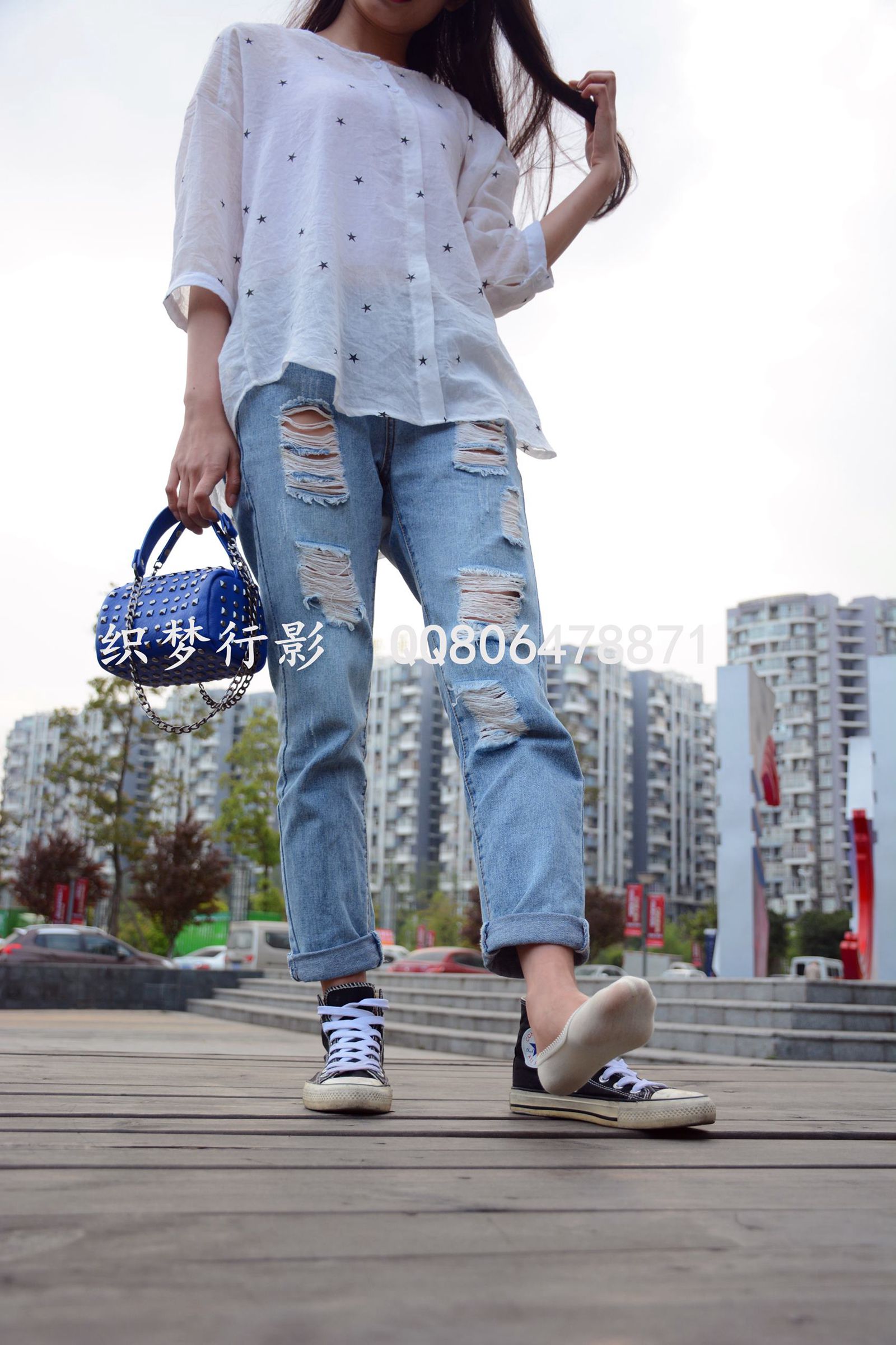 图片[198]-织梦行影@NO.015-第十五期 黑色高帮帆布鞋黄船袜（船袜）[227P] – 速更版-美库