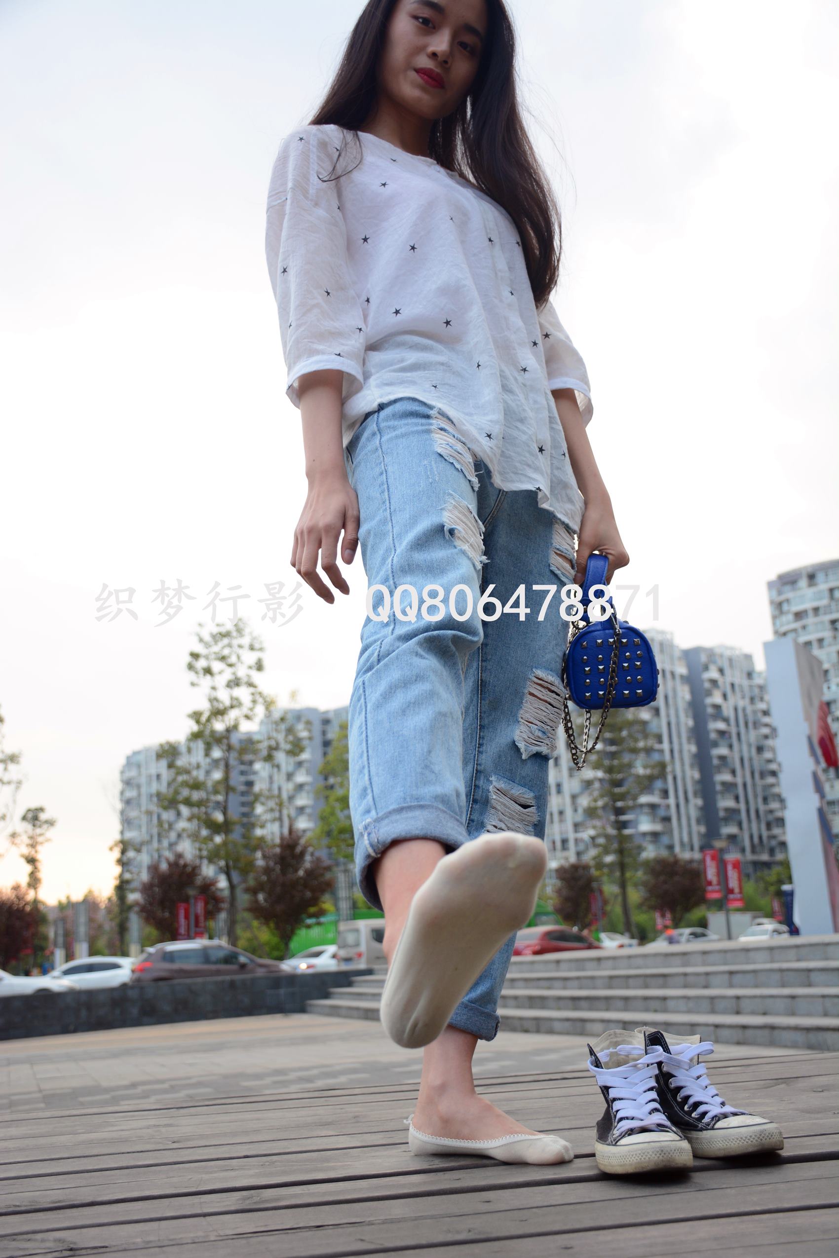 图片[207]-织梦行影@NO.015-第十五期 黑色高帮帆布鞋黄船袜（船袜）[227P] – 速更版-美库