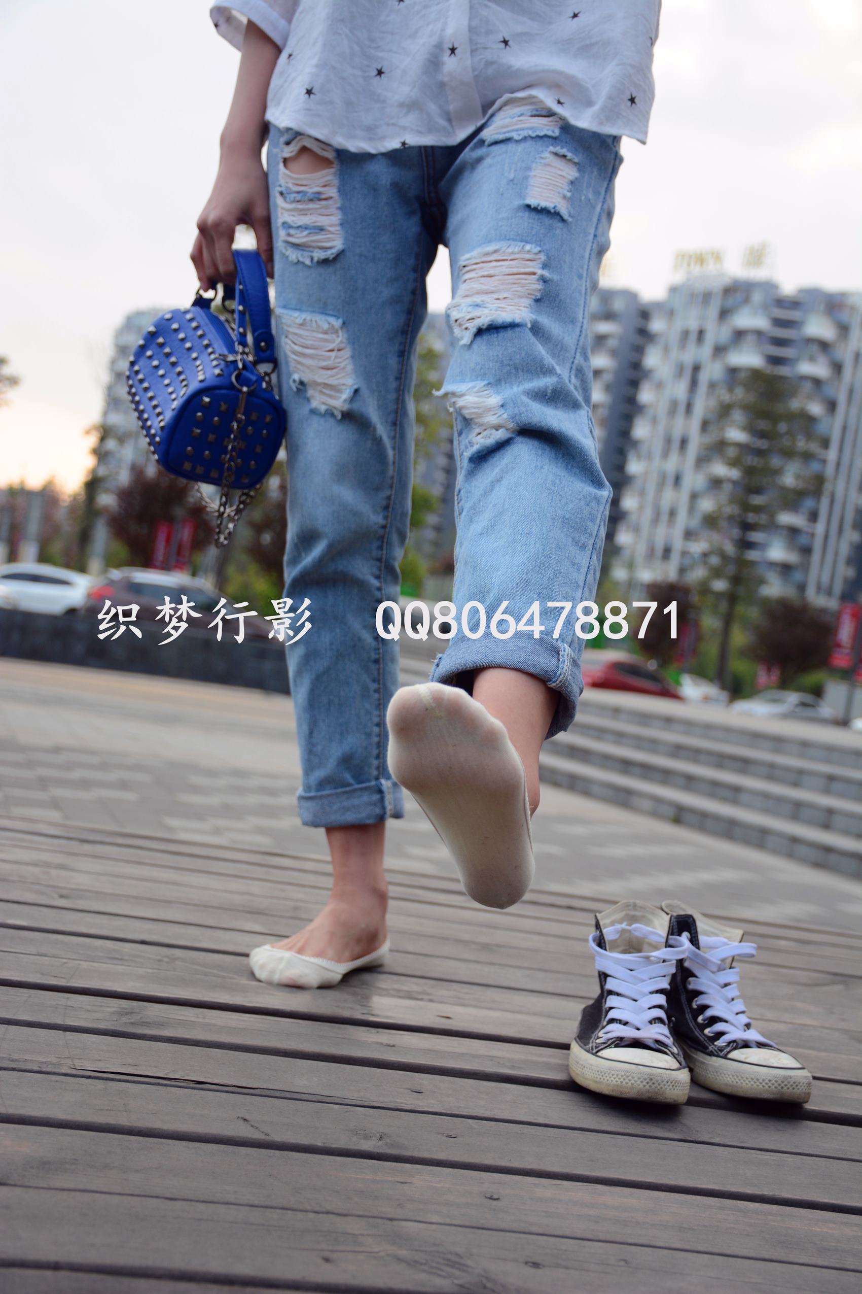 图片[210]-织梦行影@NO.015-第十五期 黑色高帮帆布鞋黄船袜（船袜）[227P] – 速更版-美库