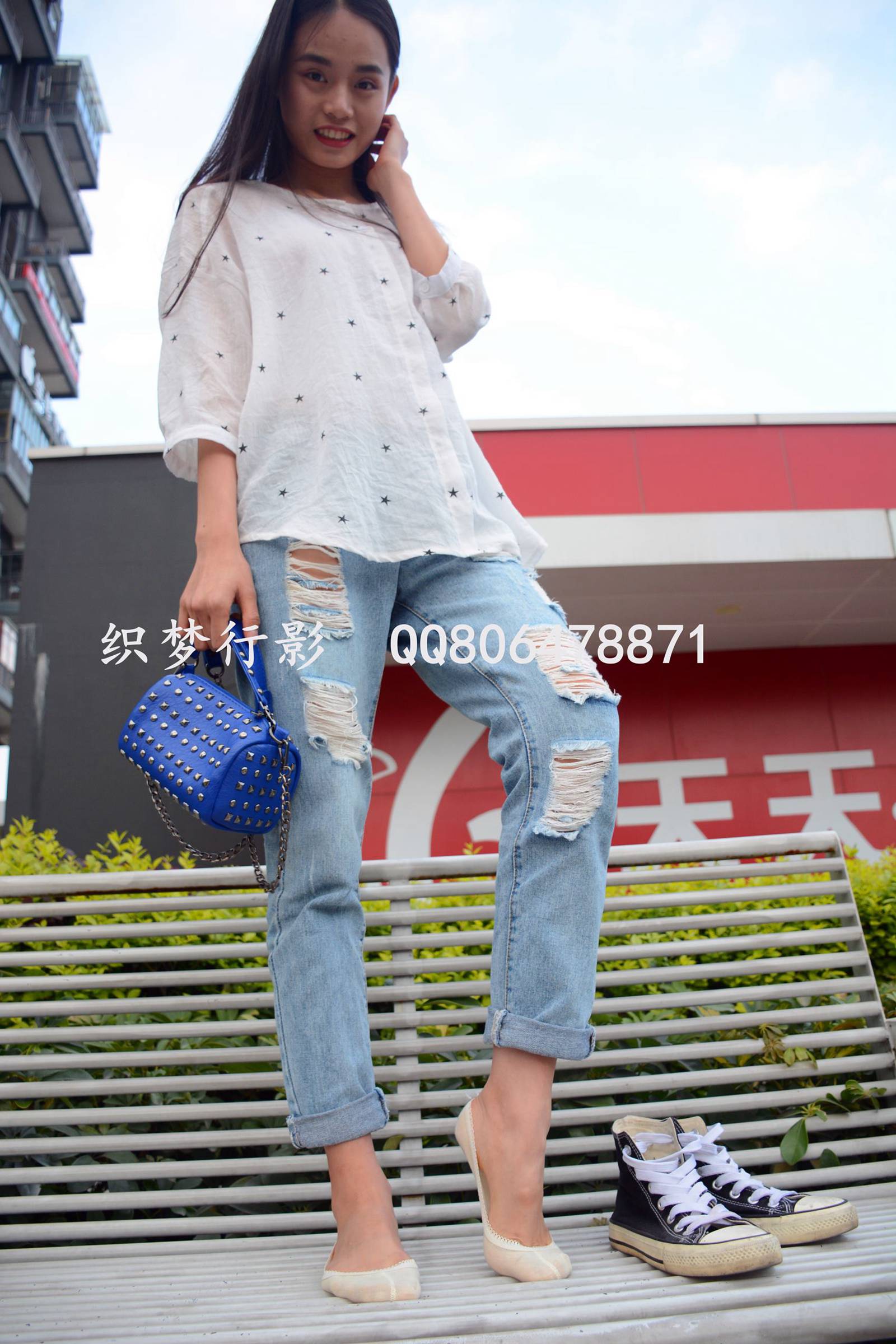 图片[211]-织梦行影@NO.015-第十五期 黑色高帮帆布鞋黄船袜（船袜）[227P] – 速更版-美库