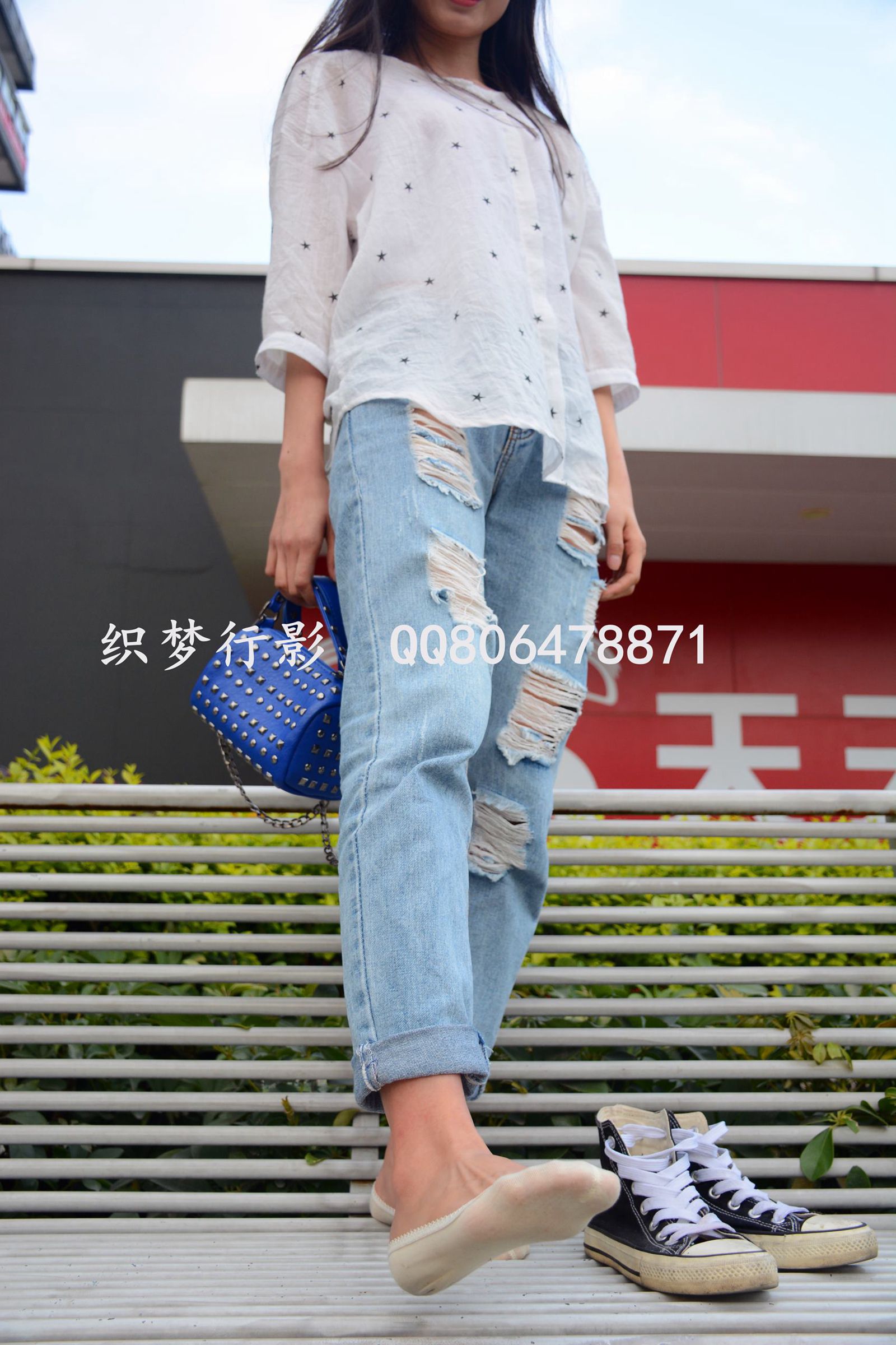 图片[213]-织梦行影@NO.015-第十五期 黑色高帮帆布鞋黄船袜（船袜）[227P] – 速更版-美库