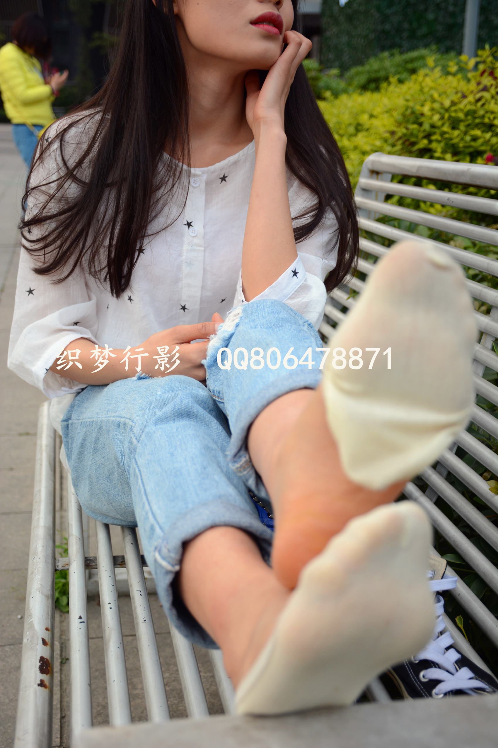 图片[218]-织梦行影@NO.015-第十五期 黑色高帮帆布鞋黄船袜（船袜）[227P] – 速更版-美库