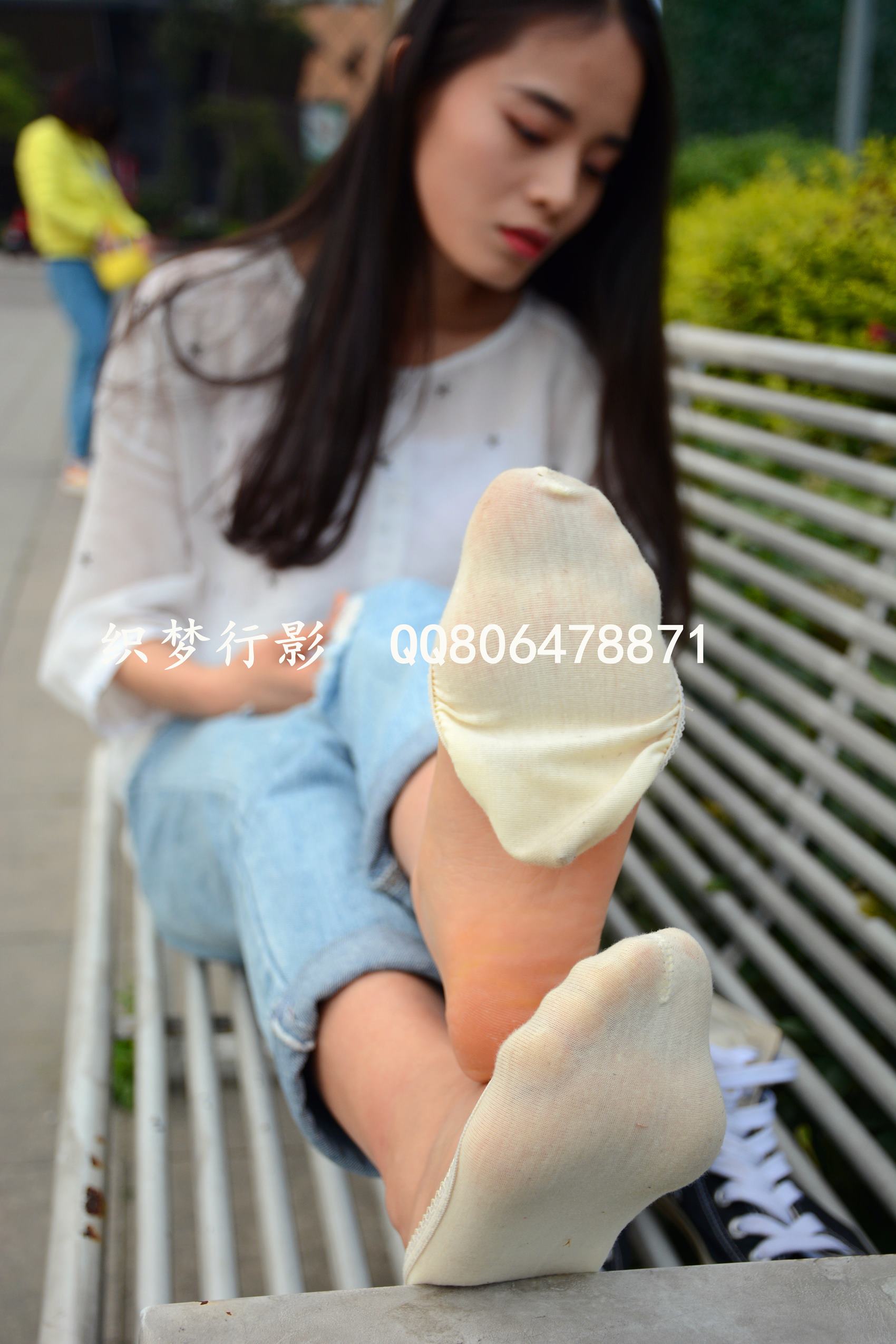 图片[221]-织梦行影@NO.015-第十五期 黑色高帮帆布鞋黄船袜（船袜）[227P] – 速更版-美库