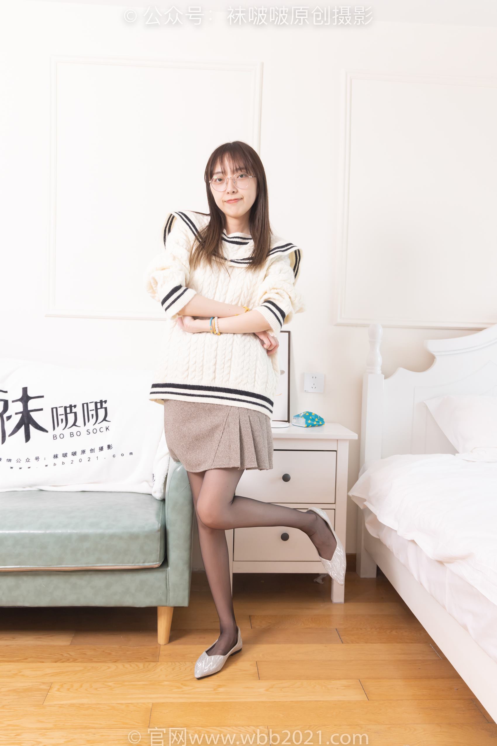 图片[17]-[BoBoSocks袜啵啵]NO.361 稚予-高跟凉鞋、平底鞋、超薄黑丝、灰丝[160P] – 速更版-美库