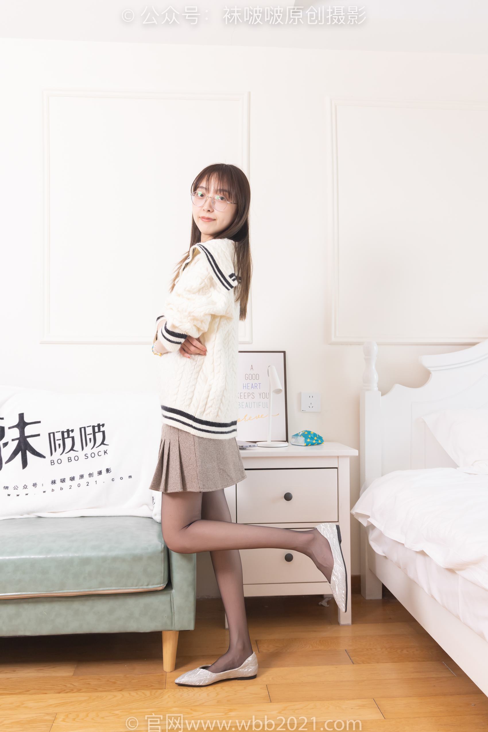 图片[18]-[BoBoSocks袜啵啵]NO.361 稚予-高跟凉鞋、平底鞋、超薄黑丝、灰丝[160P] – 速更版-美库