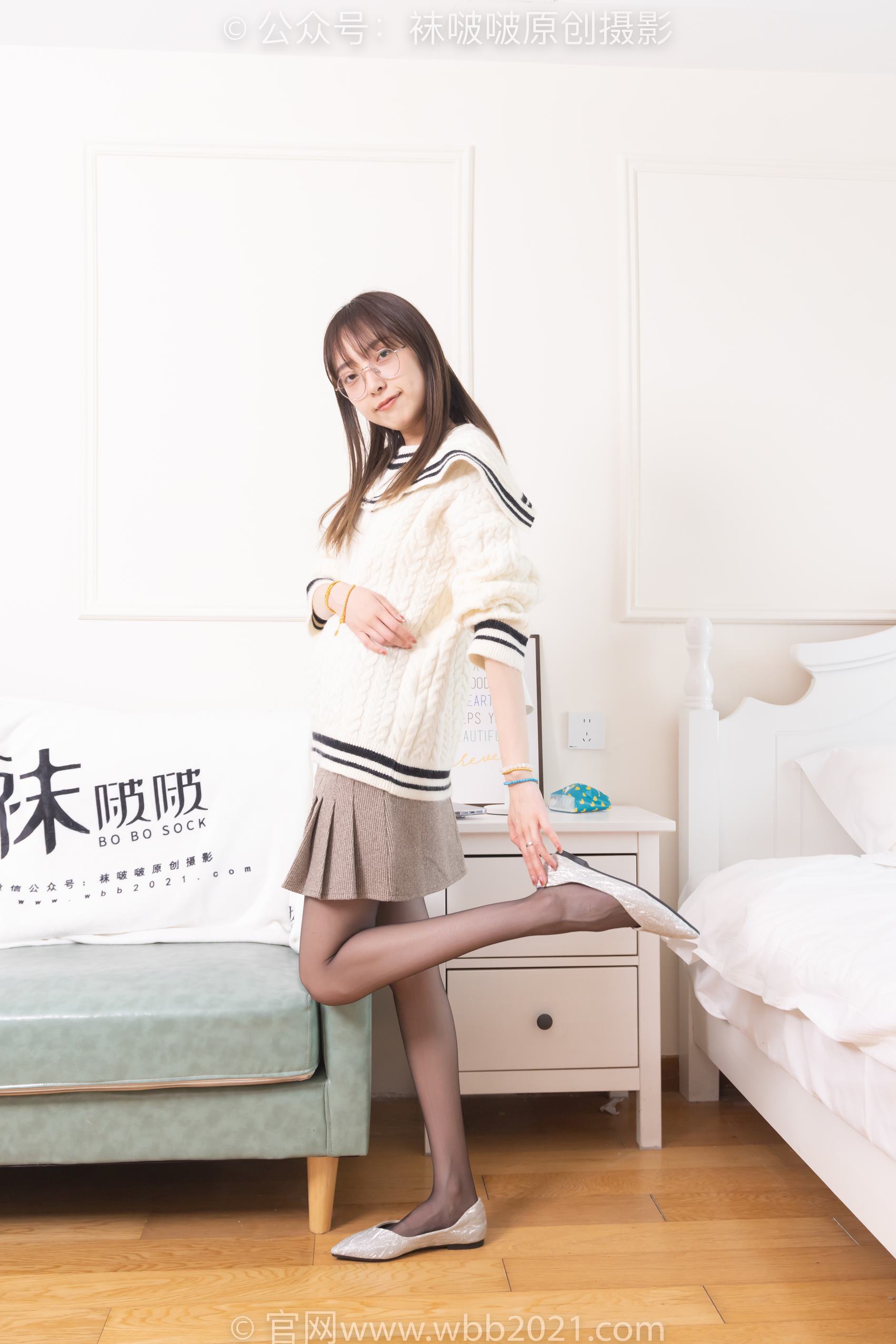 图片[19]-[BoBoSocks袜啵啵]NO.361 稚予-高跟凉鞋、平底鞋、超薄黑丝、灰丝[160P] – 速更版-美库