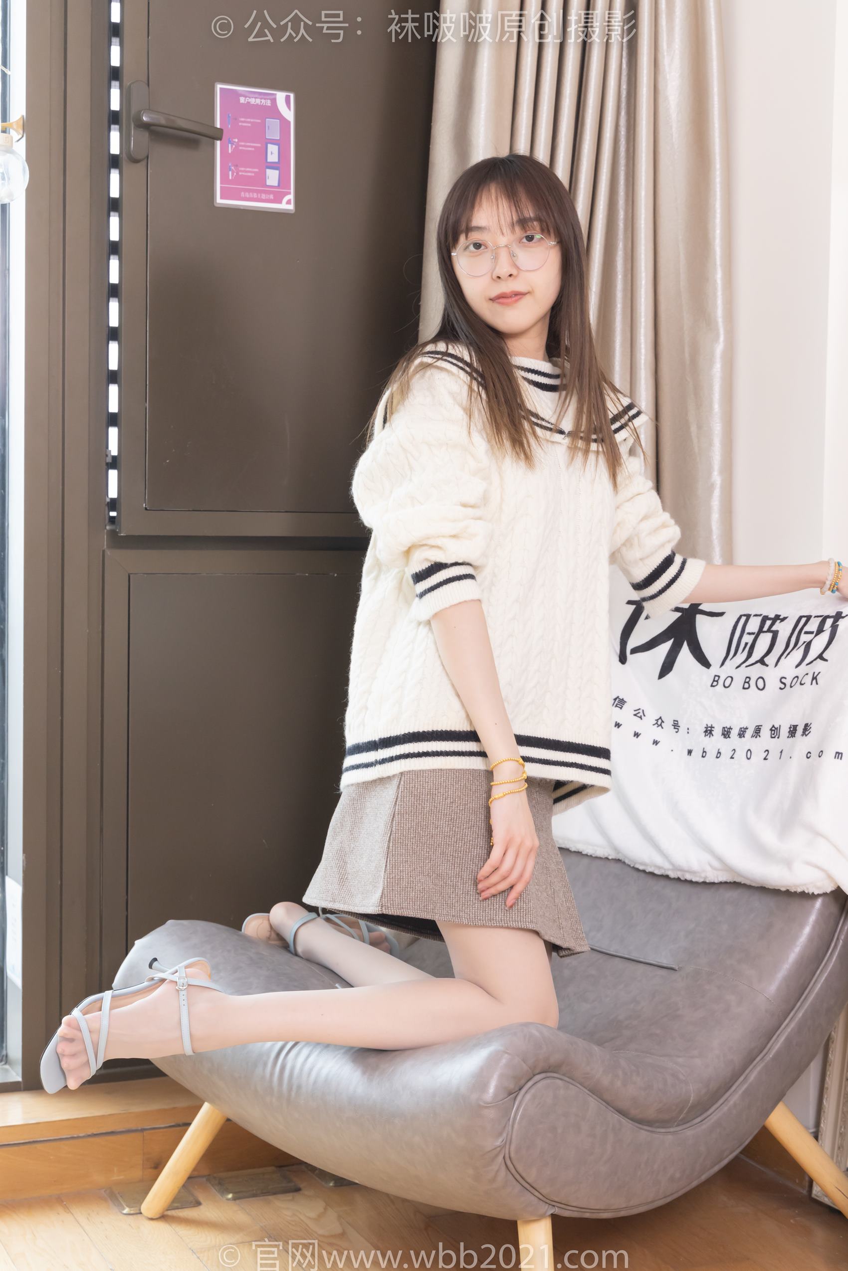 图片[118]-[BoBoSocks袜啵啵]NO.361 稚予-高跟凉鞋、平底鞋、超薄黑丝、灰丝[160P] – 速更版-美库