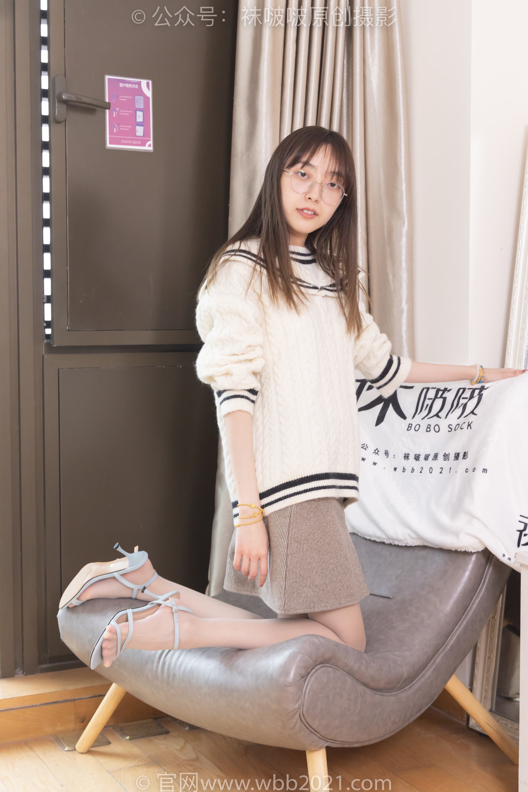 图片[119]-[BoBoSocks袜啵啵]NO.361 稚予-高跟凉鞋、平底鞋、超薄黑丝、灰丝[160P] – 速更版-美库