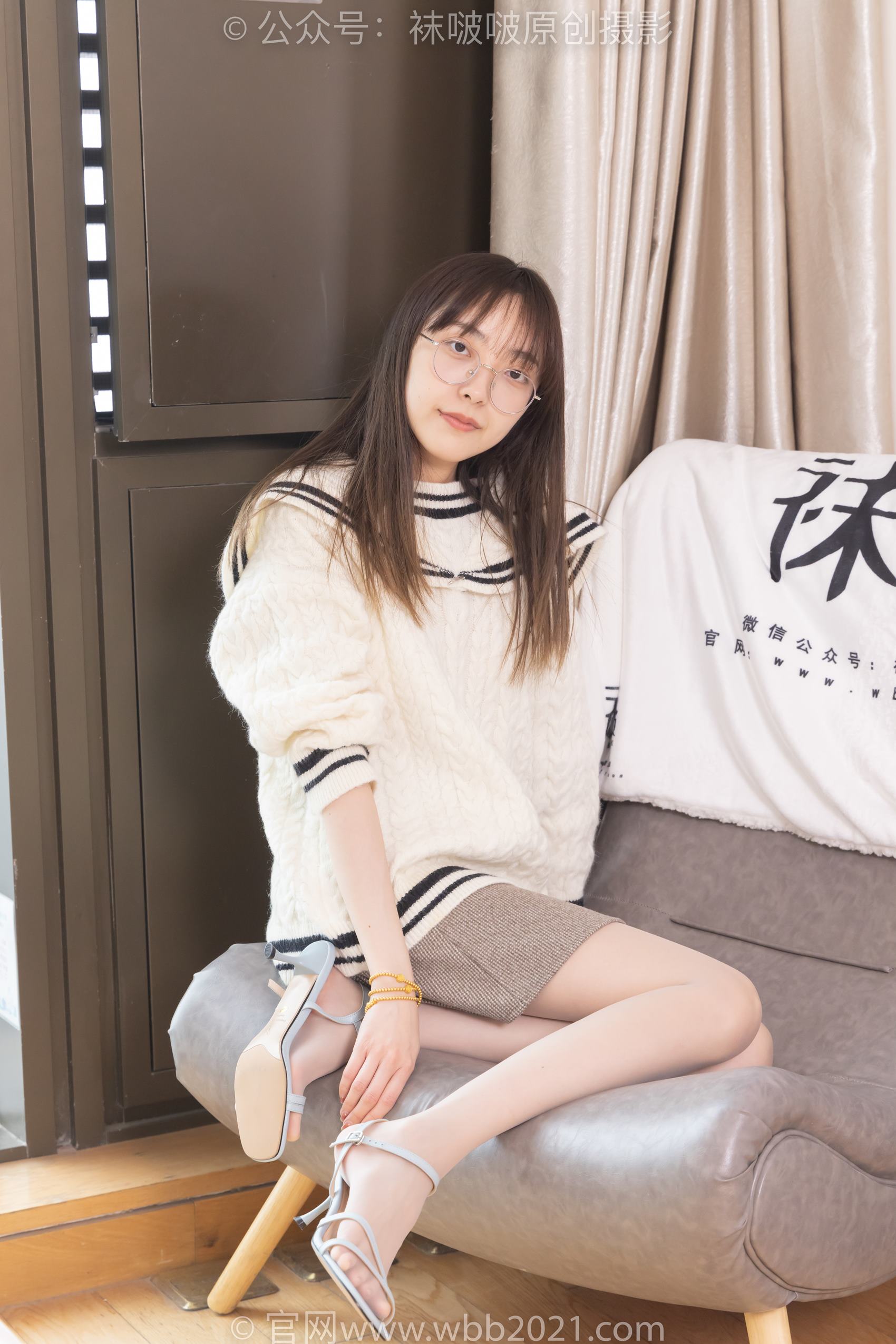 图片[120]-[BoBoSocks袜啵啵]NO.361 稚予-高跟凉鞋、平底鞋、超薄黑丝、灰丝[160P] – 速更版-美库