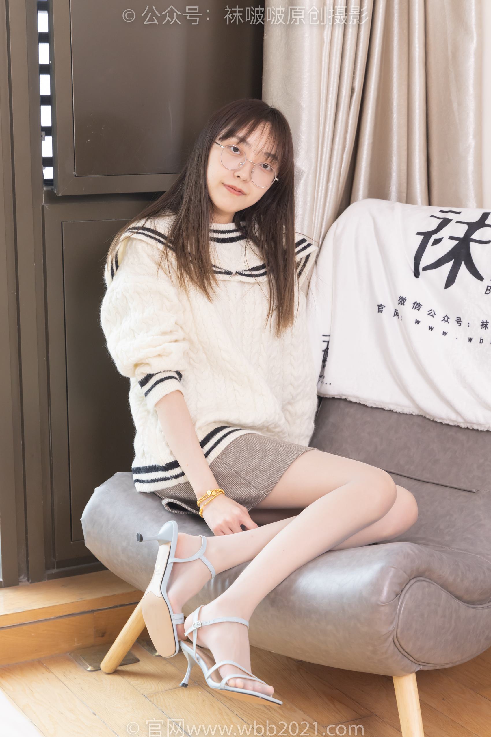 图片[121]-[BoBoSocks袜啵啵]NO.361 稚予-高跟凉鞋、平底鞋、超薄黑丝、灰丝[160P] – 速更版-美库