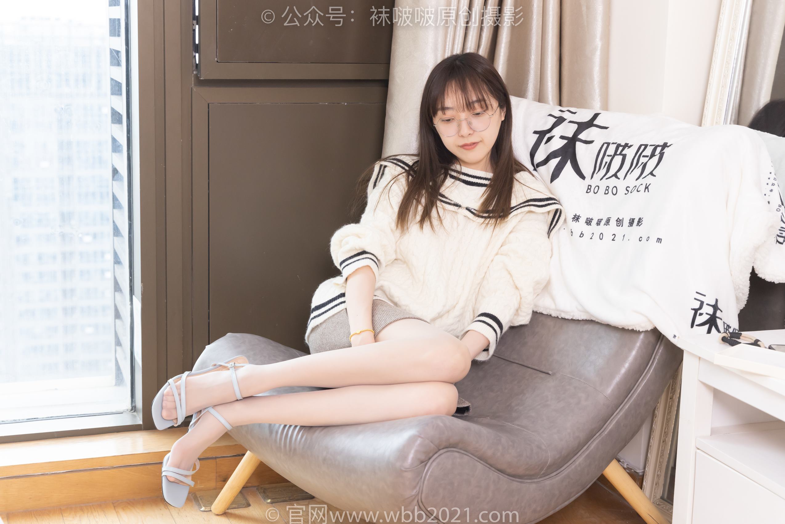 图片[125]-[BoBoSocks袜啵啵]NO.361 稚予-高跟凉鞋、平底鞋、超薄黑丝、灰丝[160P] – 速更版-美库