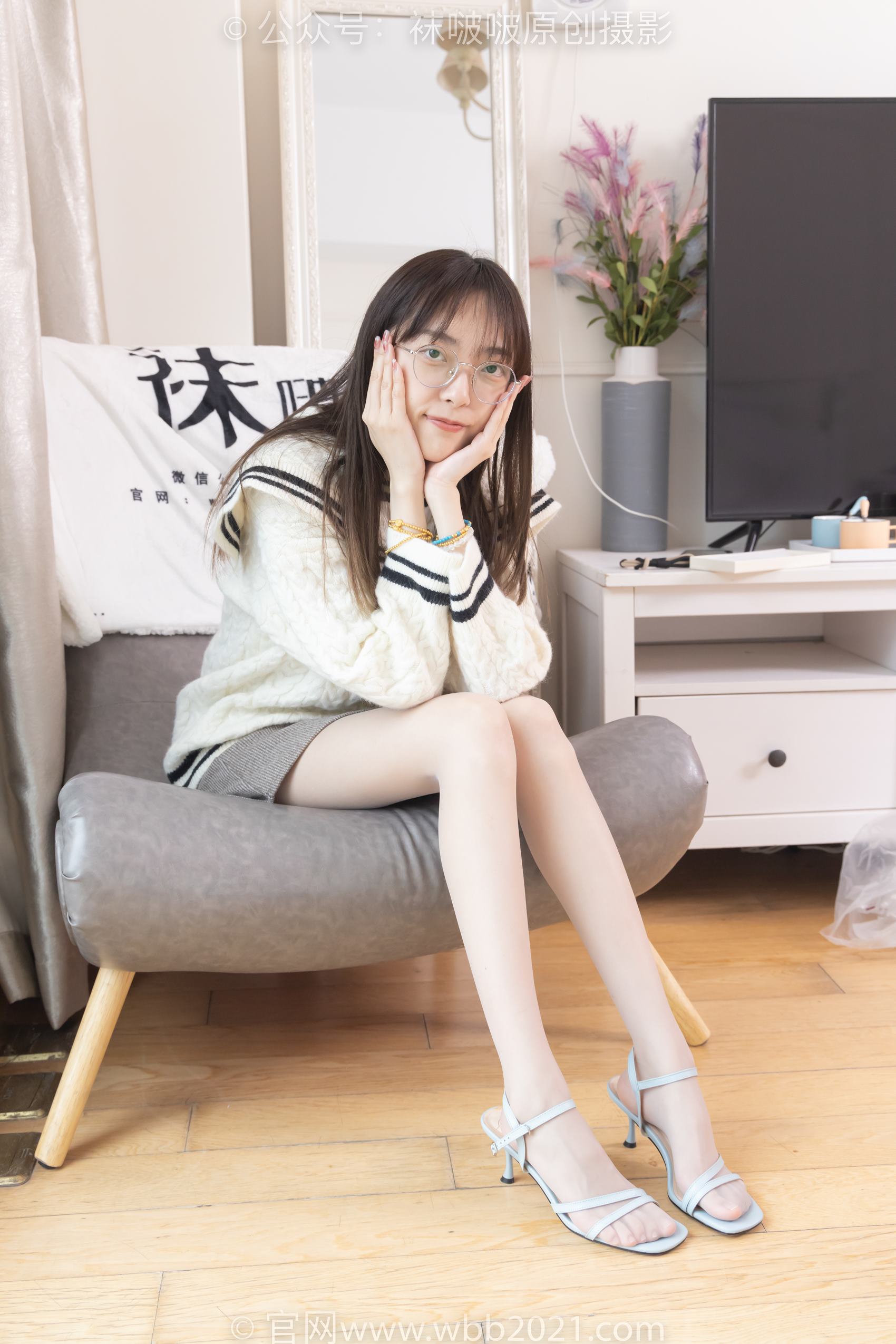 图片[134]-[BoBoSocks袜啵啵]NO.361 稚予-高跟凉鞋、平底鞋、超薄黑丝、灰丝[160P] – 速更版-美库