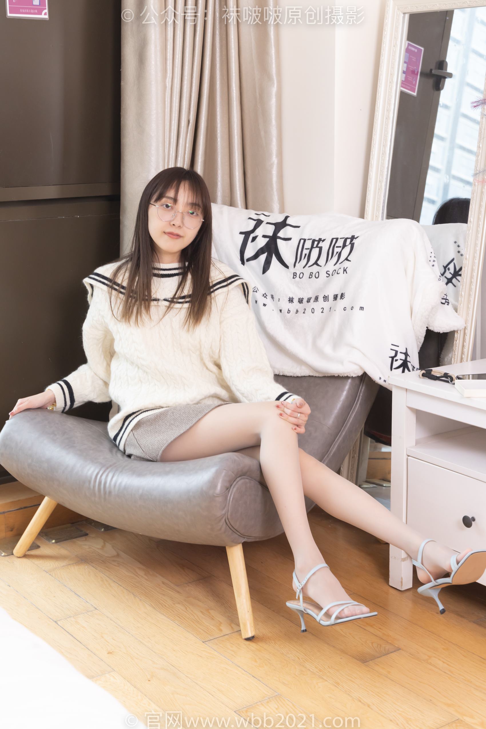 图片[143]-[BoBoSocks袜啵啵]NO.361 稚予-高跟凉鞋、平底鞋、超薄黑丝、灰丝[160P] – 速更版-美库