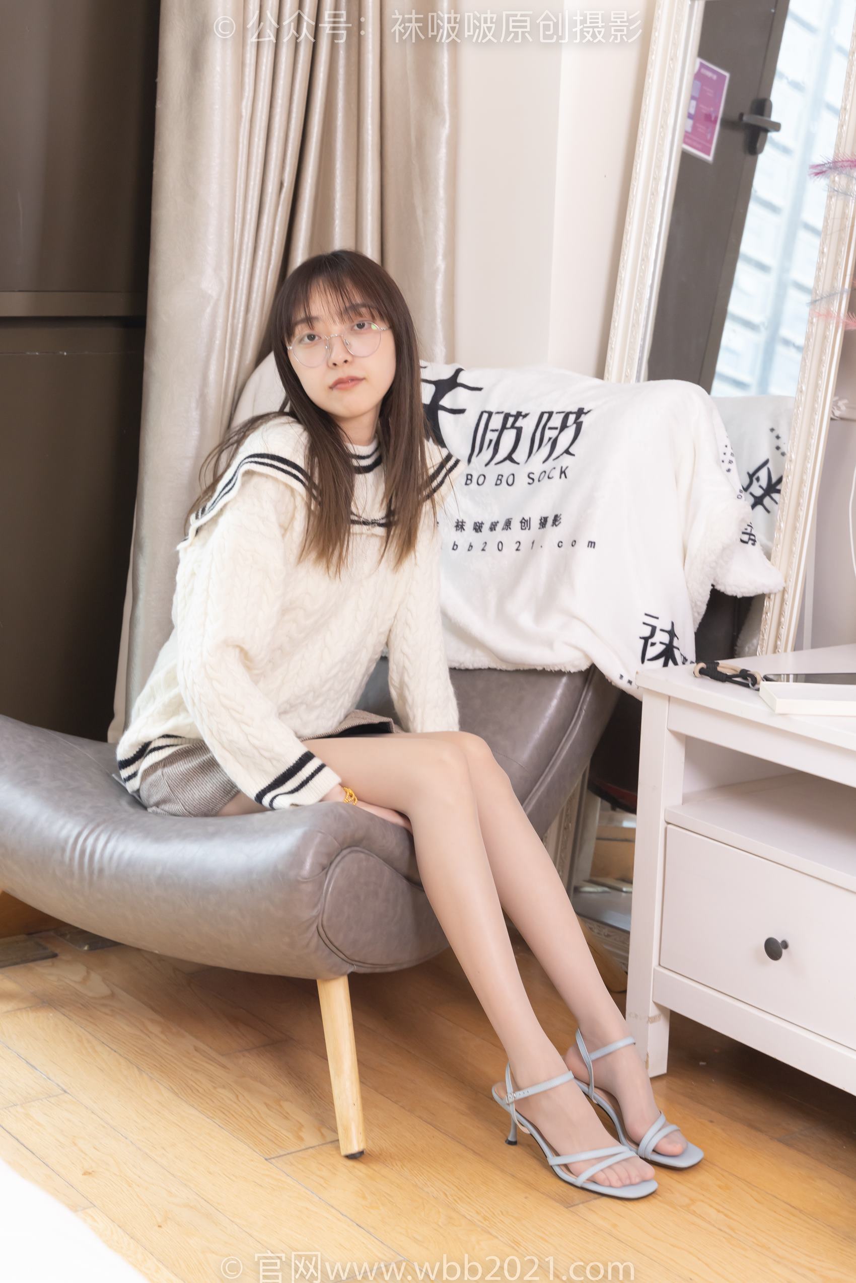 图片[144]-[BoBoSocks袜啵啵]NO.361 稚予-高跟凉鞋、平底鞋、超薄黑丝、灰丝[160P] – 速更版-美库