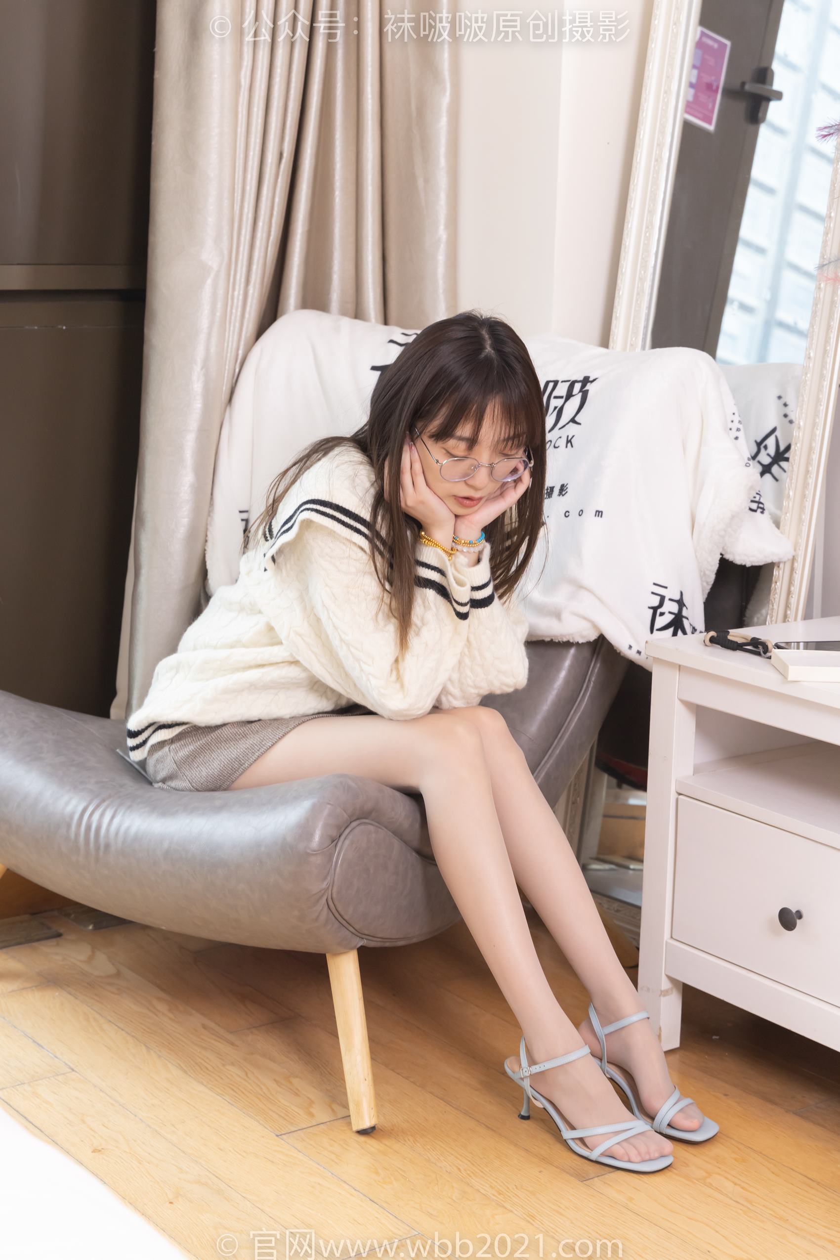 图片[145]-[BoBoSocks袜啵啵]NO.361 稚予-高跟凉鞋、平底鞋、超薄黑丝、灰丝[160P] – 速更版-美库