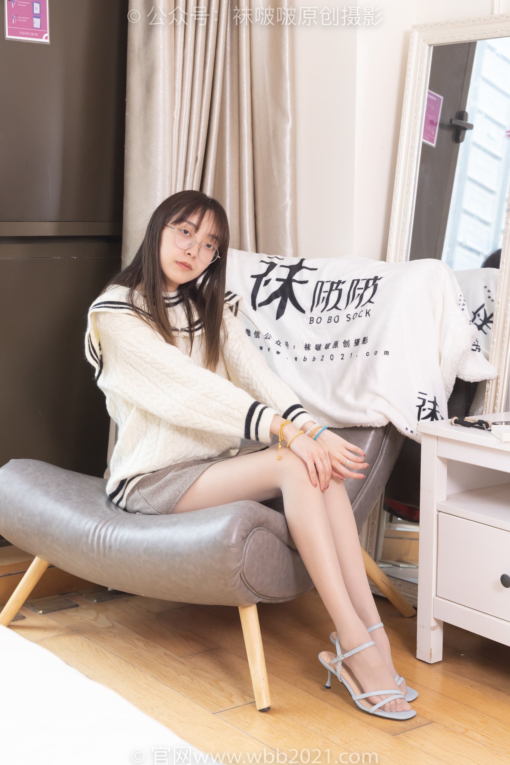 图片[146]-[BoBoSocks袜啵啵]NO.361 稚予-高跟凉鞋、平底鞋、超薄黑丝、灰丝[160P] – 速更版-美库