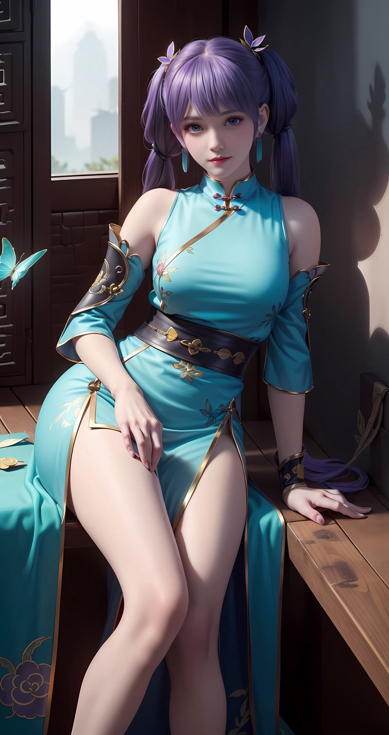 图片[10]-AI绘画 284 韩雪旗袍[40P] – 速更版-美库