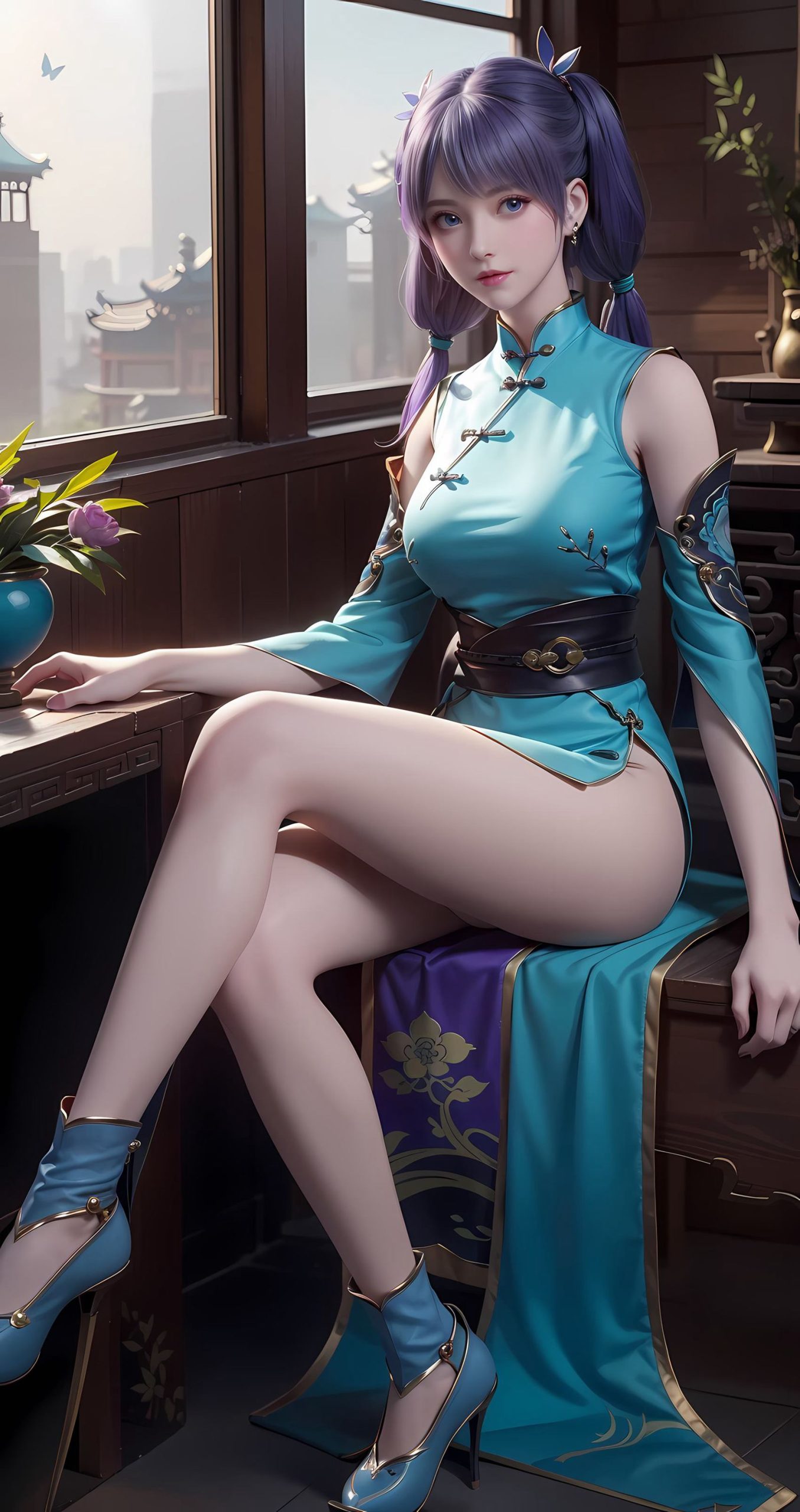 图片[11]-AI绘画 284 韩雪旗袍[40P] – 速更版-美库