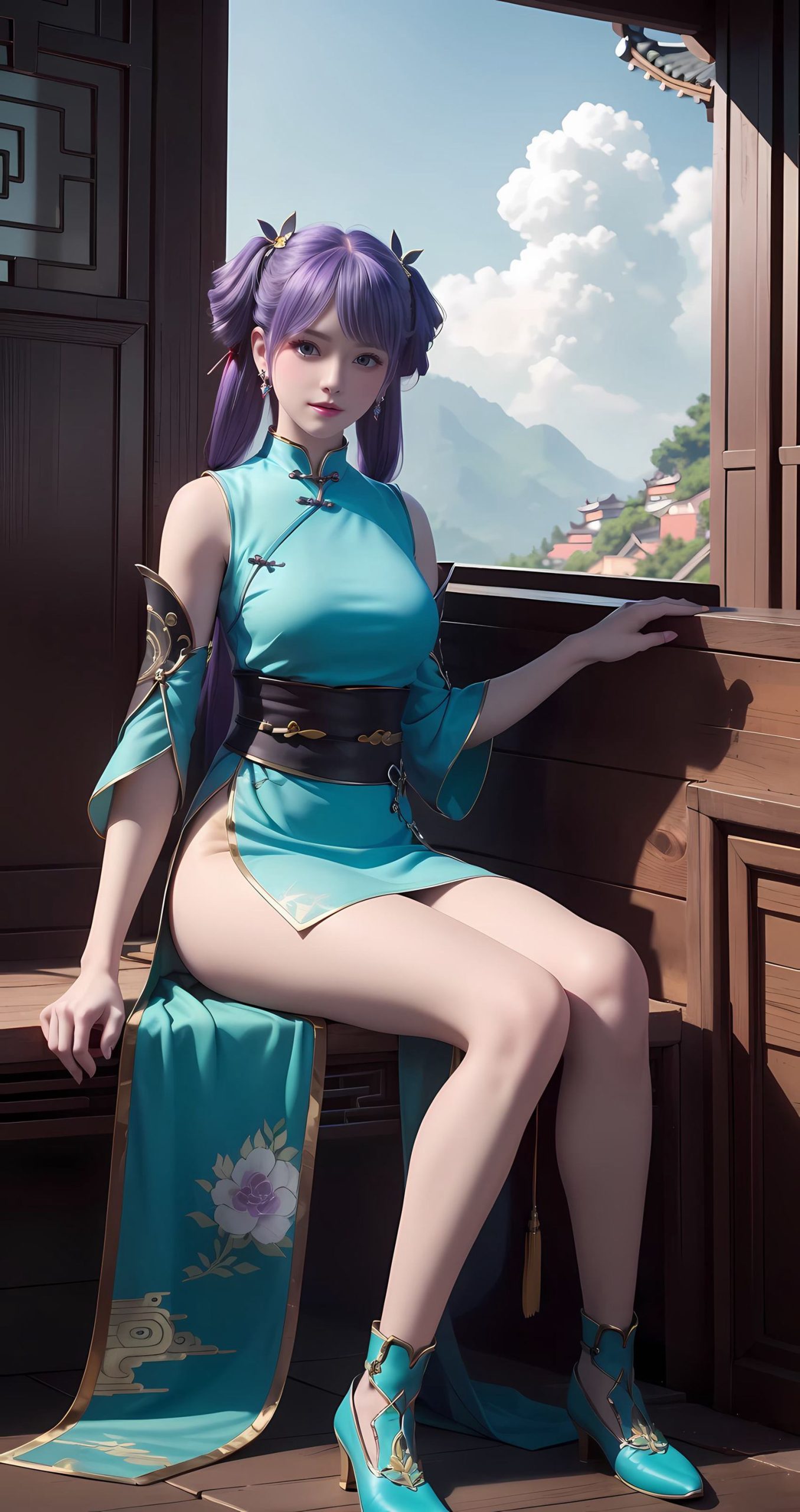 图片[15]-AI绘画 284 韩雪旗袍[40P] – 速更版-美库