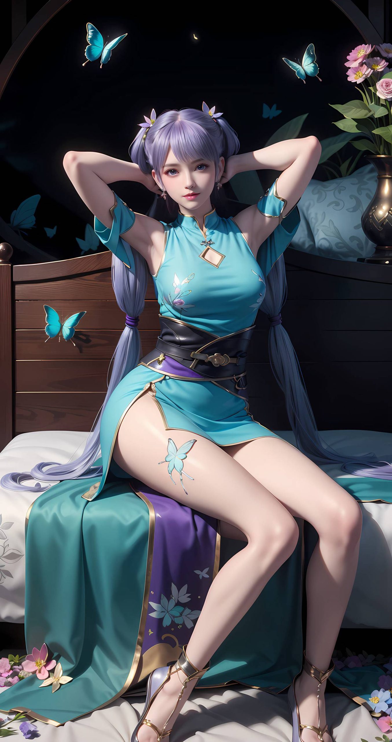 图片[30]-AI绘画 284 韩雪旗袍[40P] – 速更版-美库