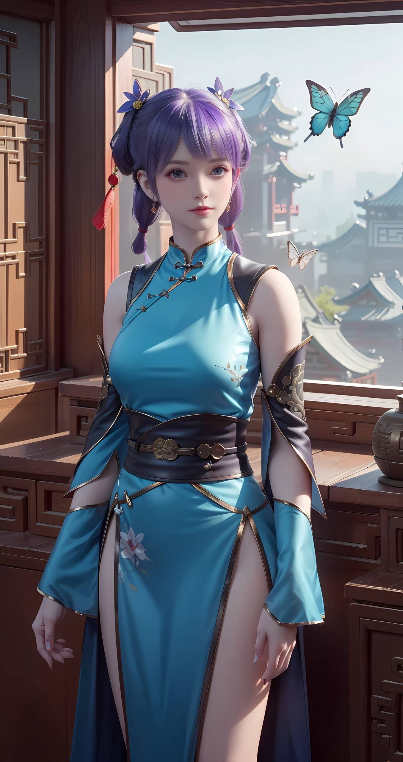 图片[32]-AI绘画 284 韩雪旗袍[40P] – 速更版-美库