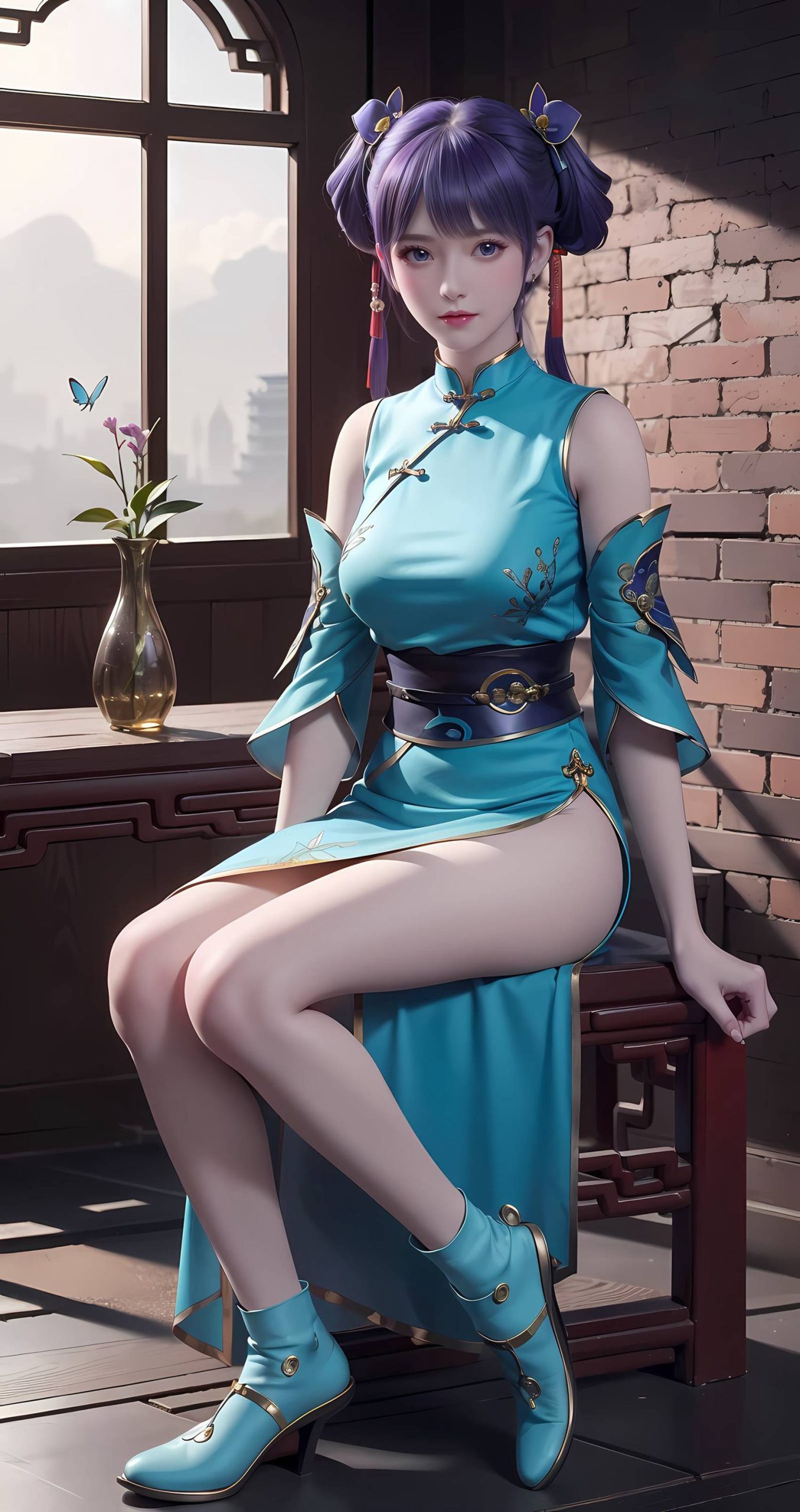 图片[39]-AI绘画 284 韩雪旗袍[40P] – 速更版-美库