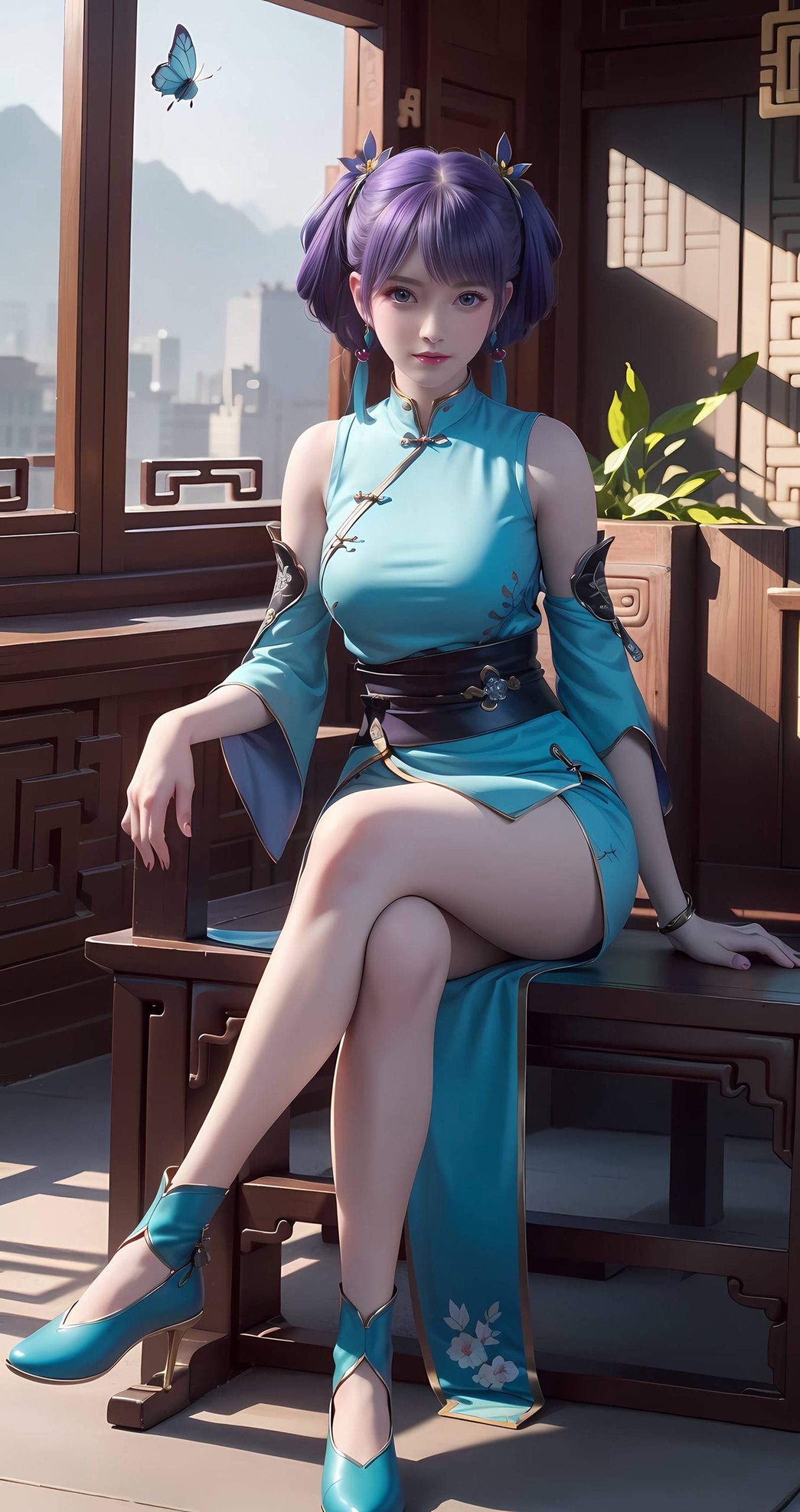 图片[40]-AI绘画 284 韩雪旗袍[40P] – 速更版-美库