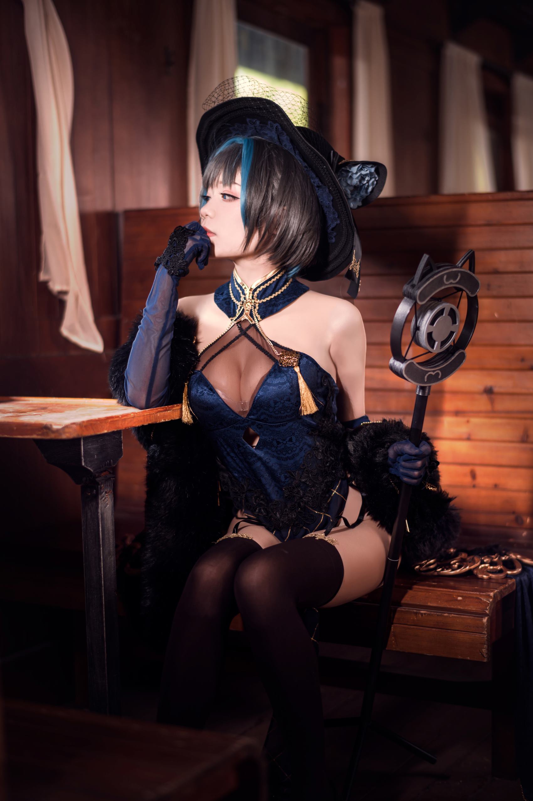 图片[13]-王胖胖u  – 柴郡旗袍[19P] – 速更版-美库