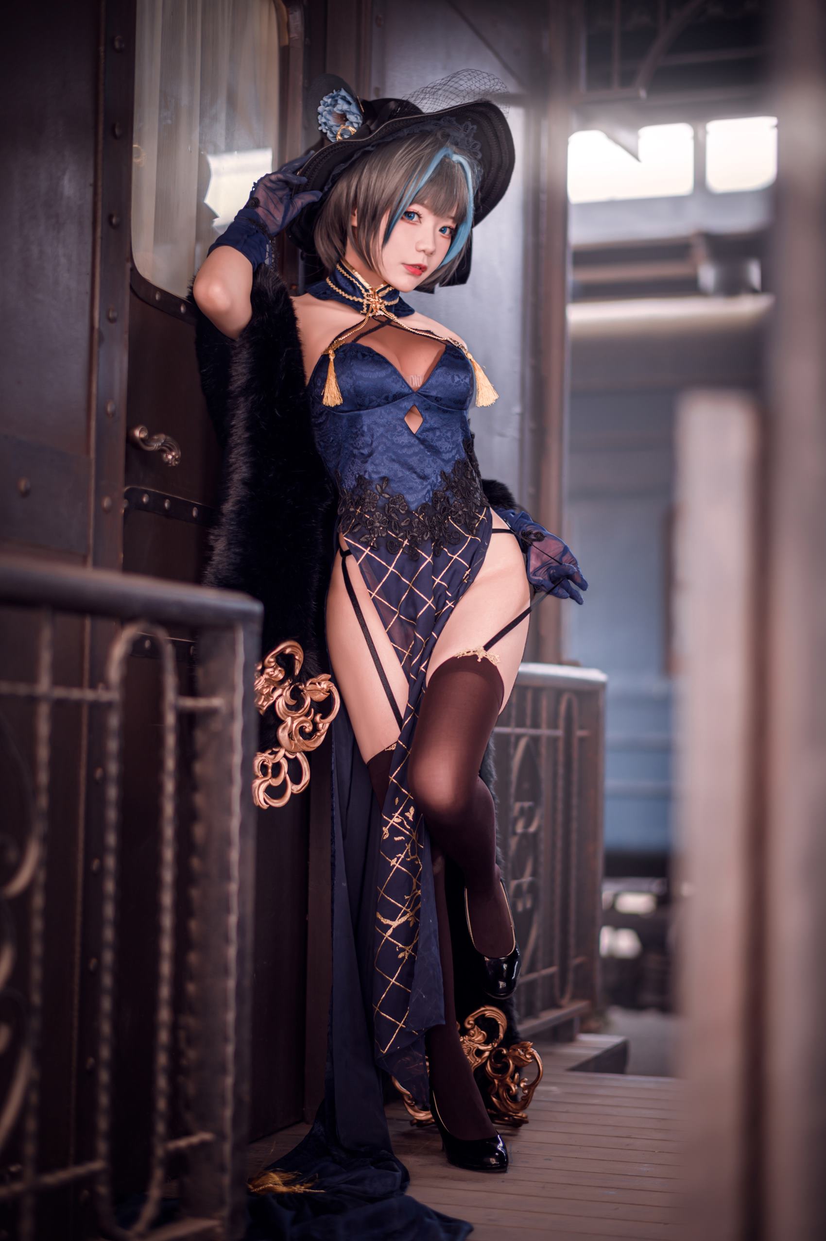 图片[15]-王胖胖u  – 柴郡旗袍[19P] – 速更版-美库