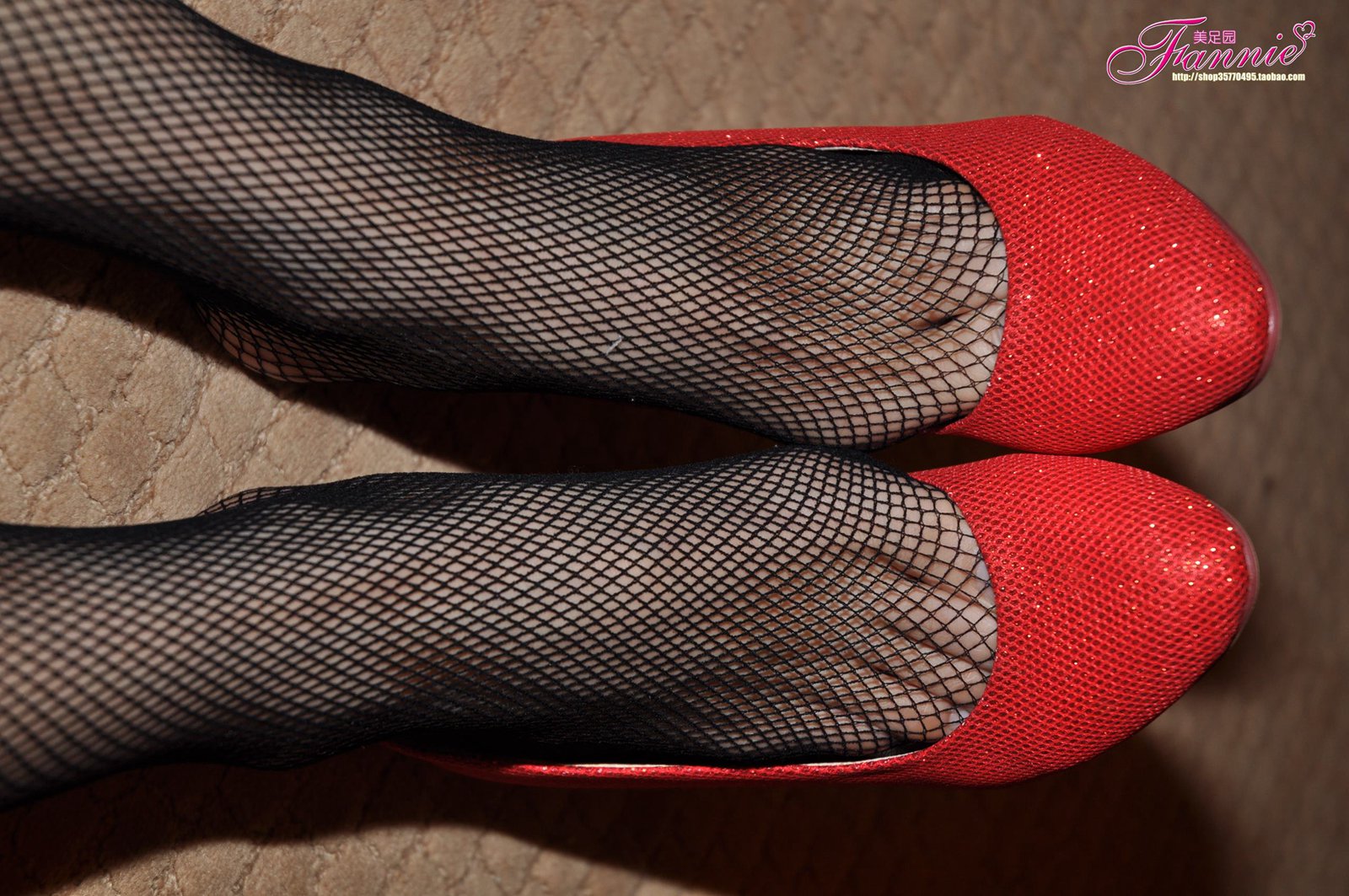 图片[15]-Fannie芬妮每足园 No.455 网不住的风情 黑网2[61P] – 速更版-美库