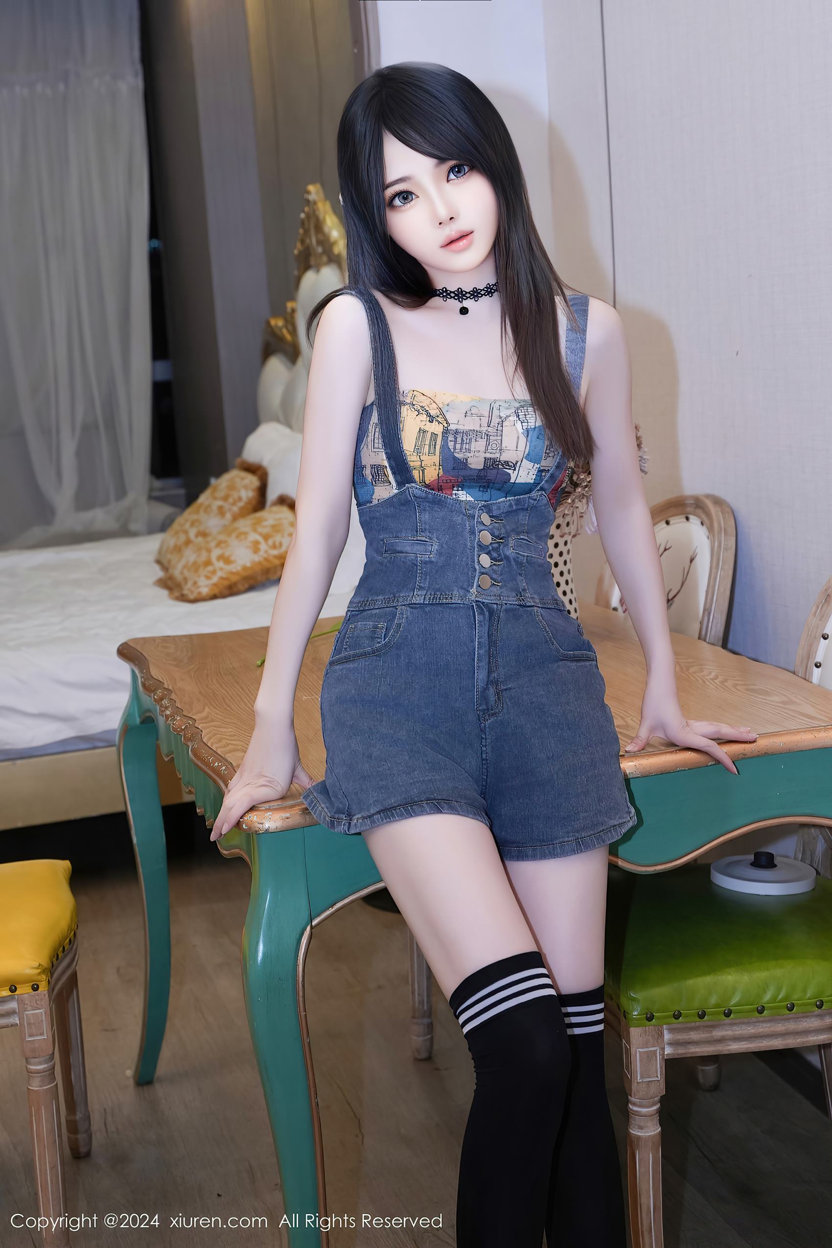 图片[11]-[Xiuren秀人网]2024.05.09 NO.8508 林月月 蓝色牛仔裙 [19+1P] – 速更版-美库